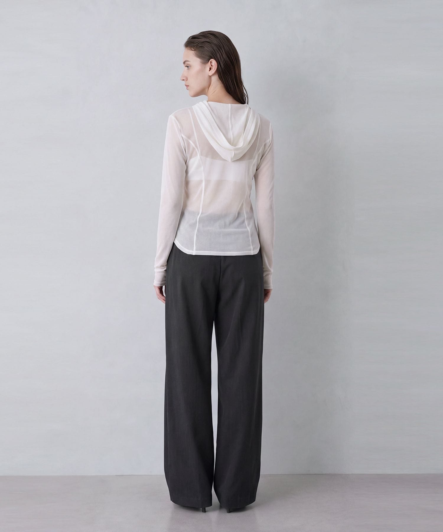 Velours Hoodie Cut Tops RITAN