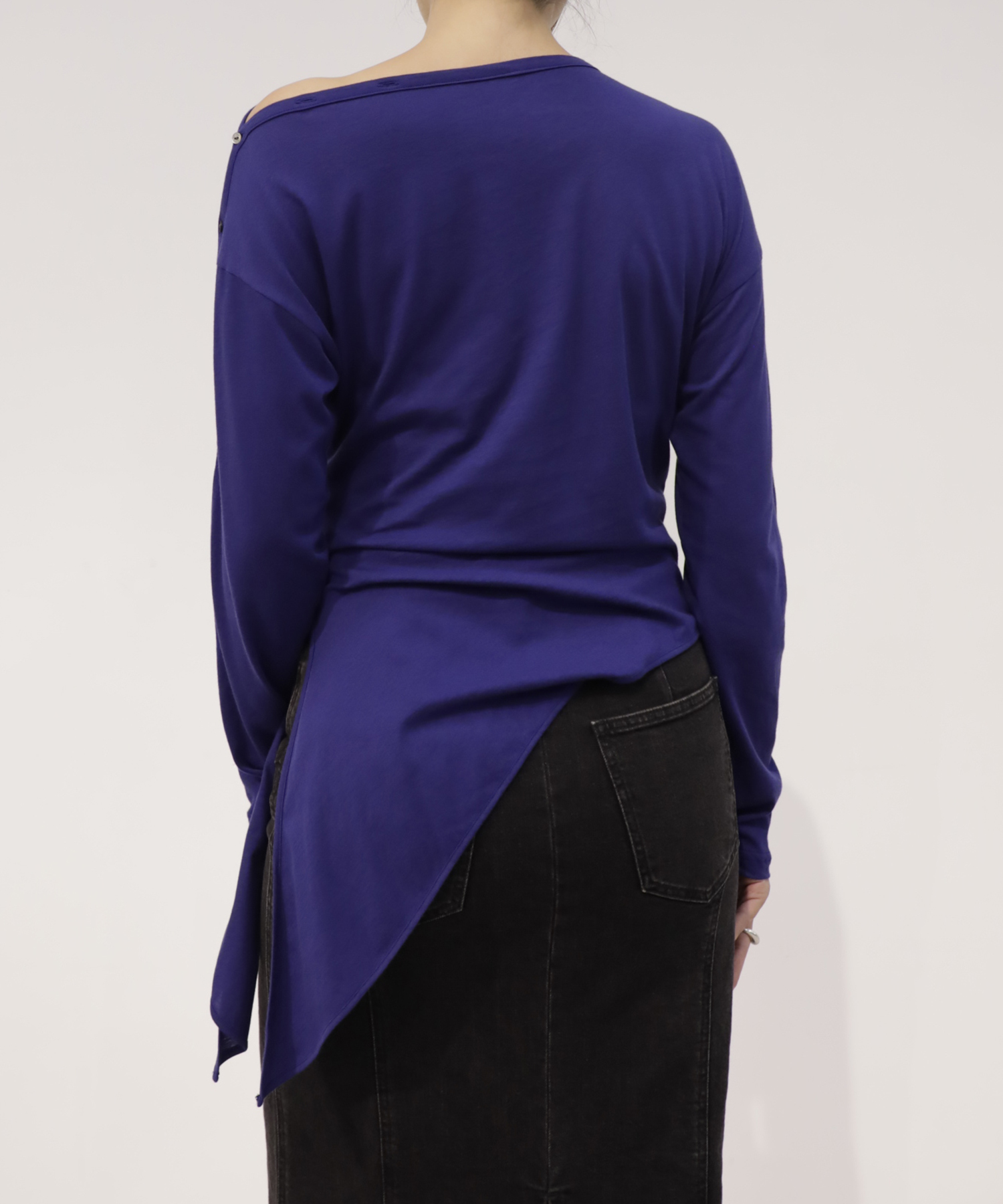 Cotton Cashmere Long Tee RITAN