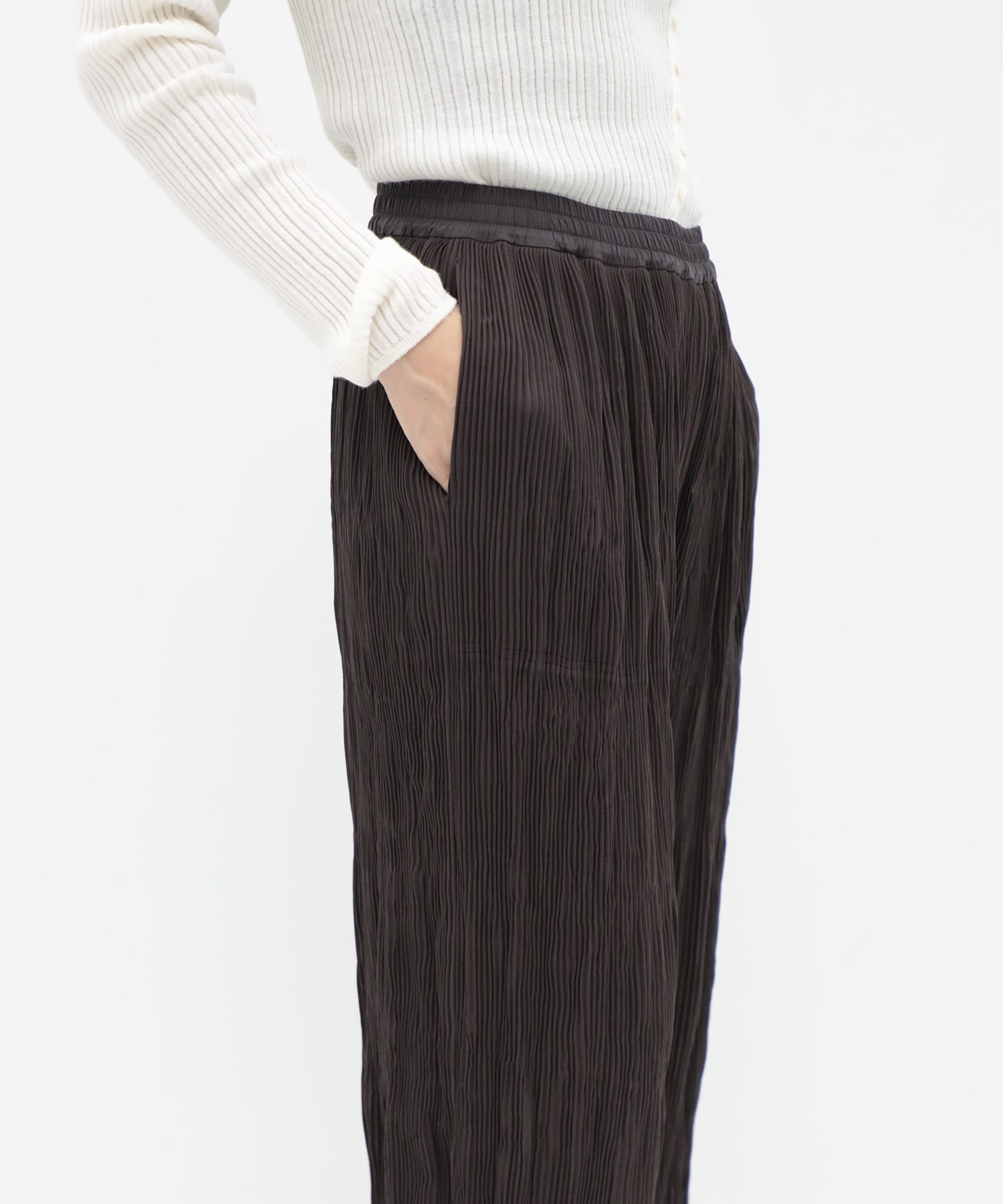 Crystal Twist Pleats Pants RITAN