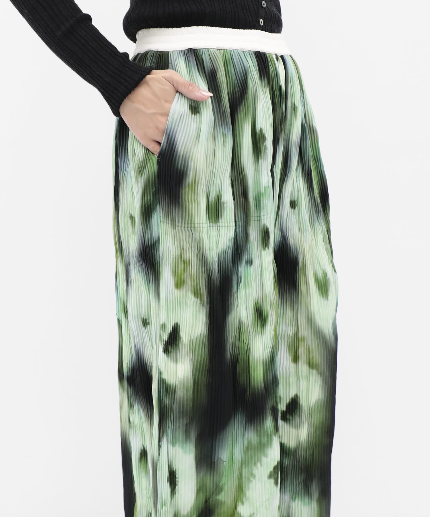 Crystal Twist Pleats Pants RITAN