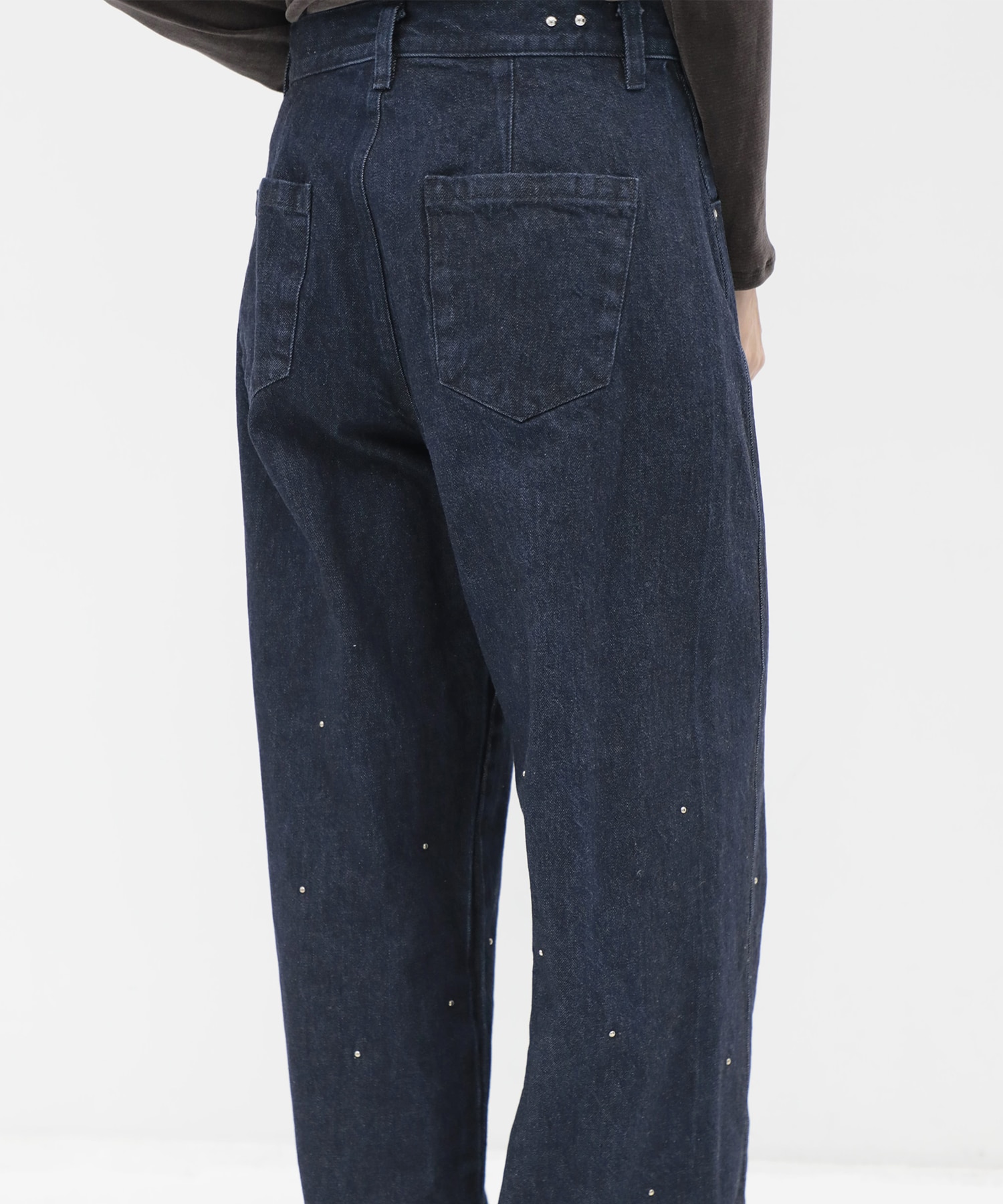 Motif Denim Pants RITAN