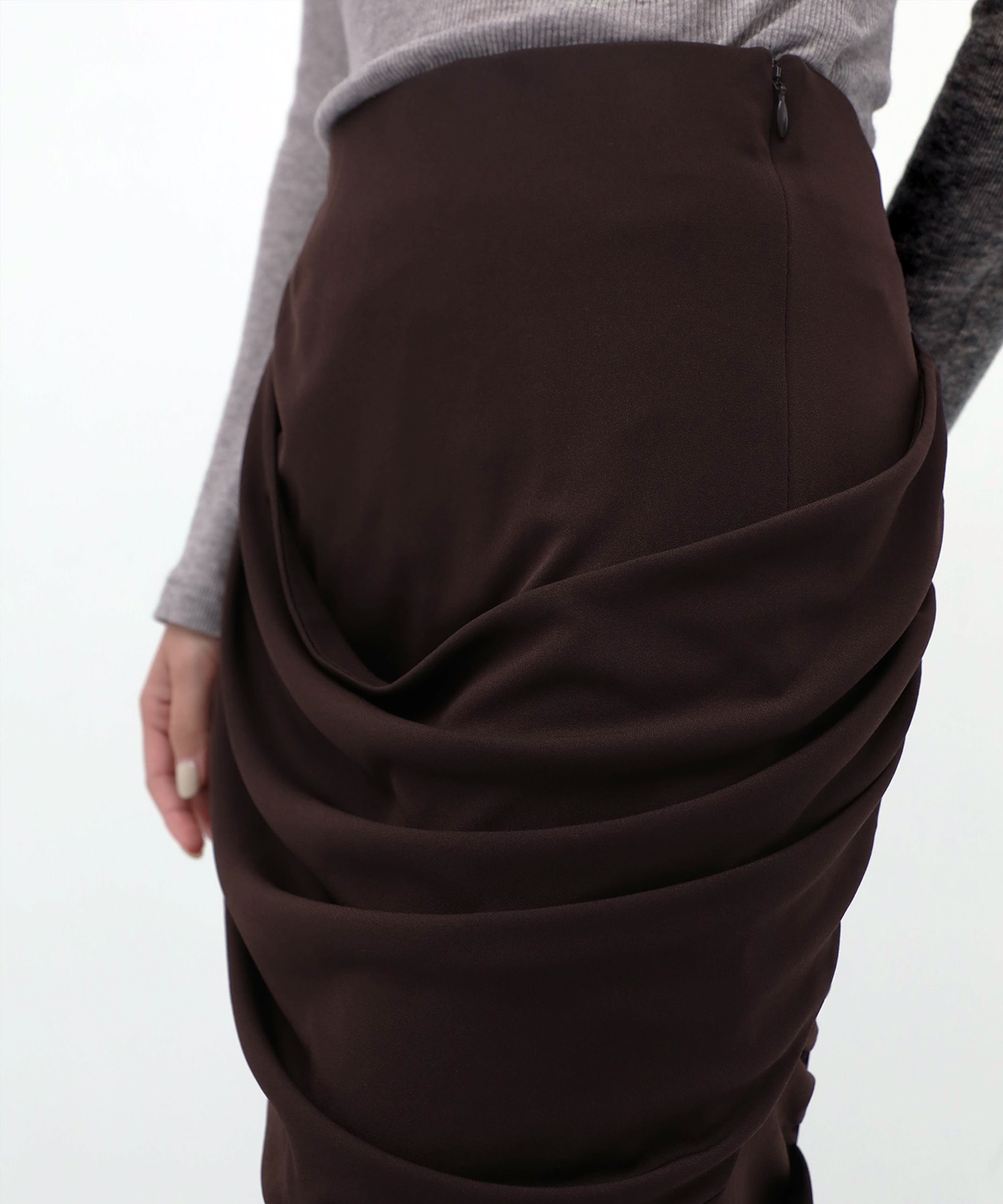 Drape Smooth Skirt RITAN