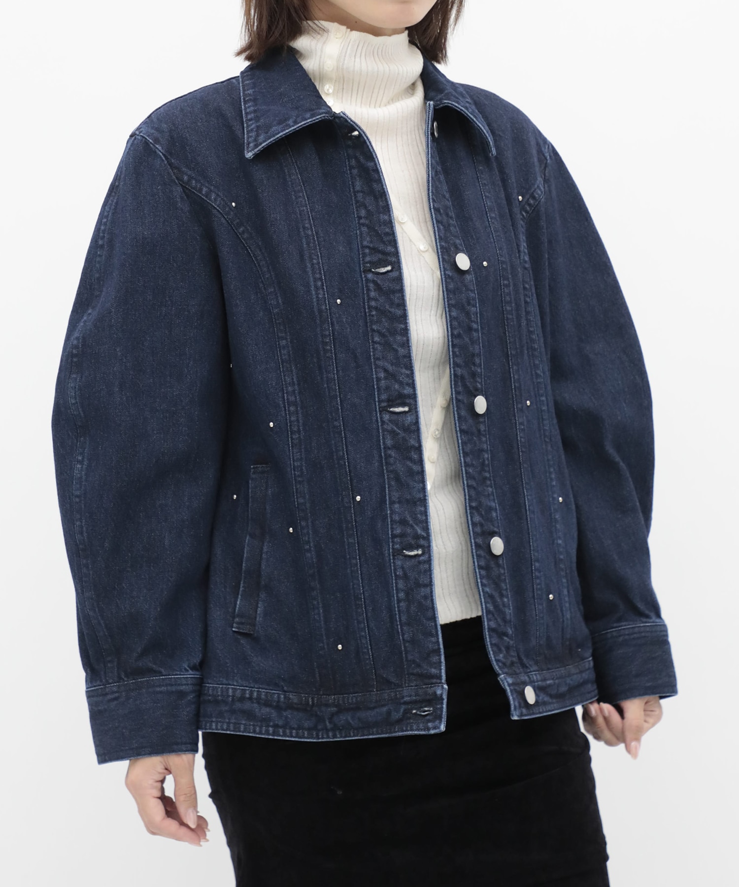 Motif Denim Jacket RITAN