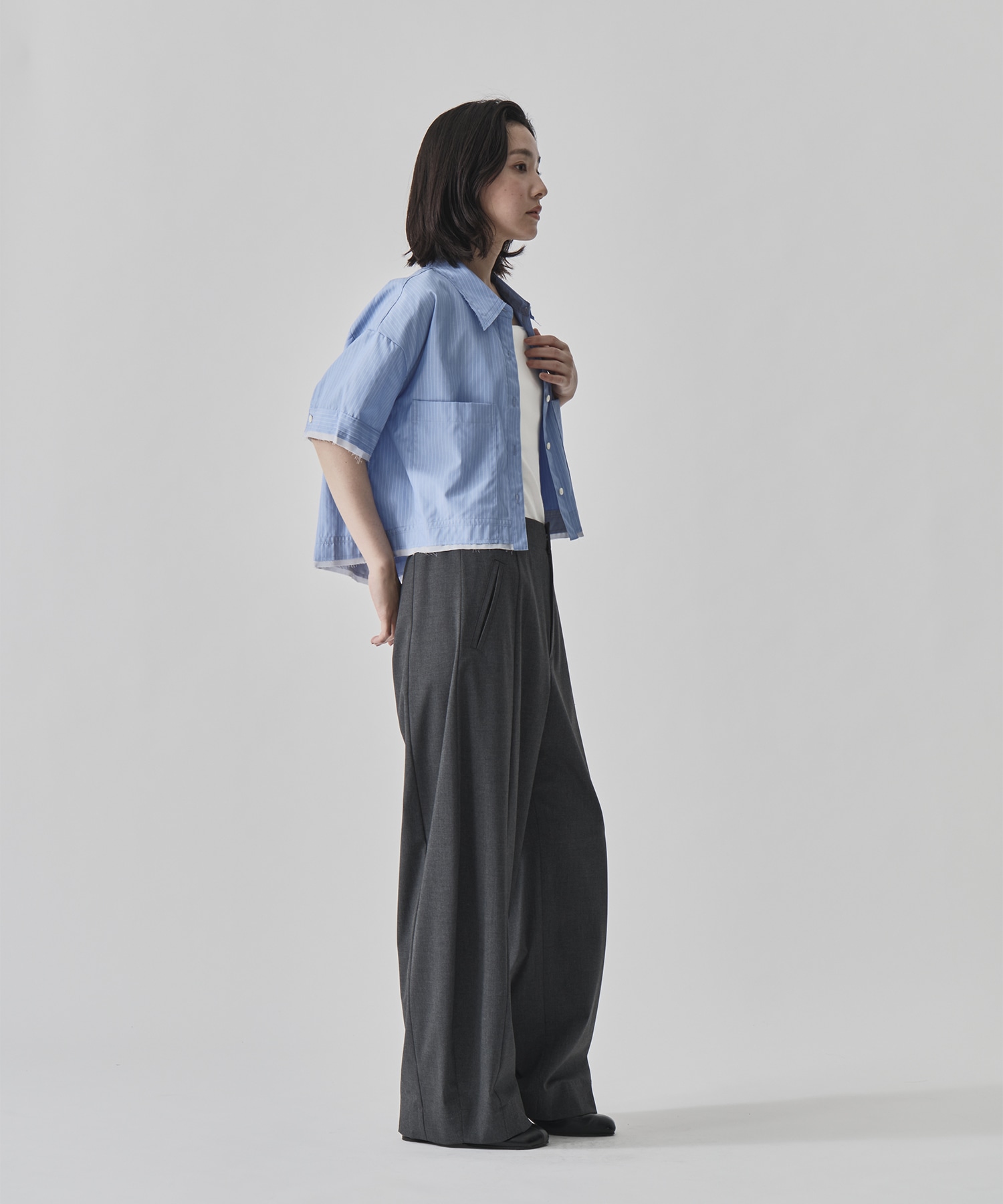 Double Pocket Short Shirt CITY TOKYO