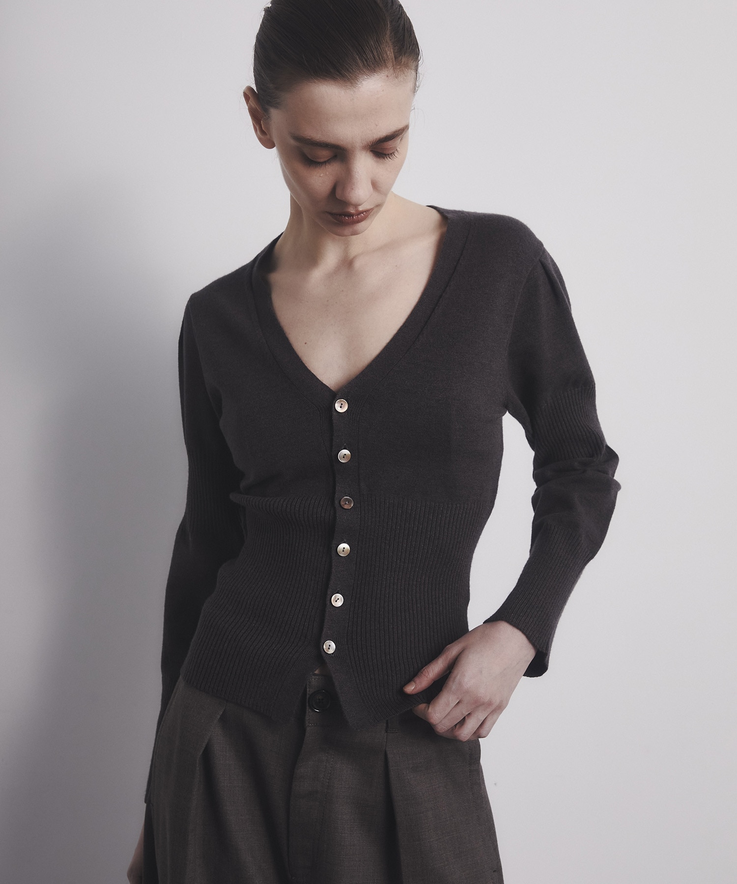 Wave Sleeve Cardigan CITY TOKYO
