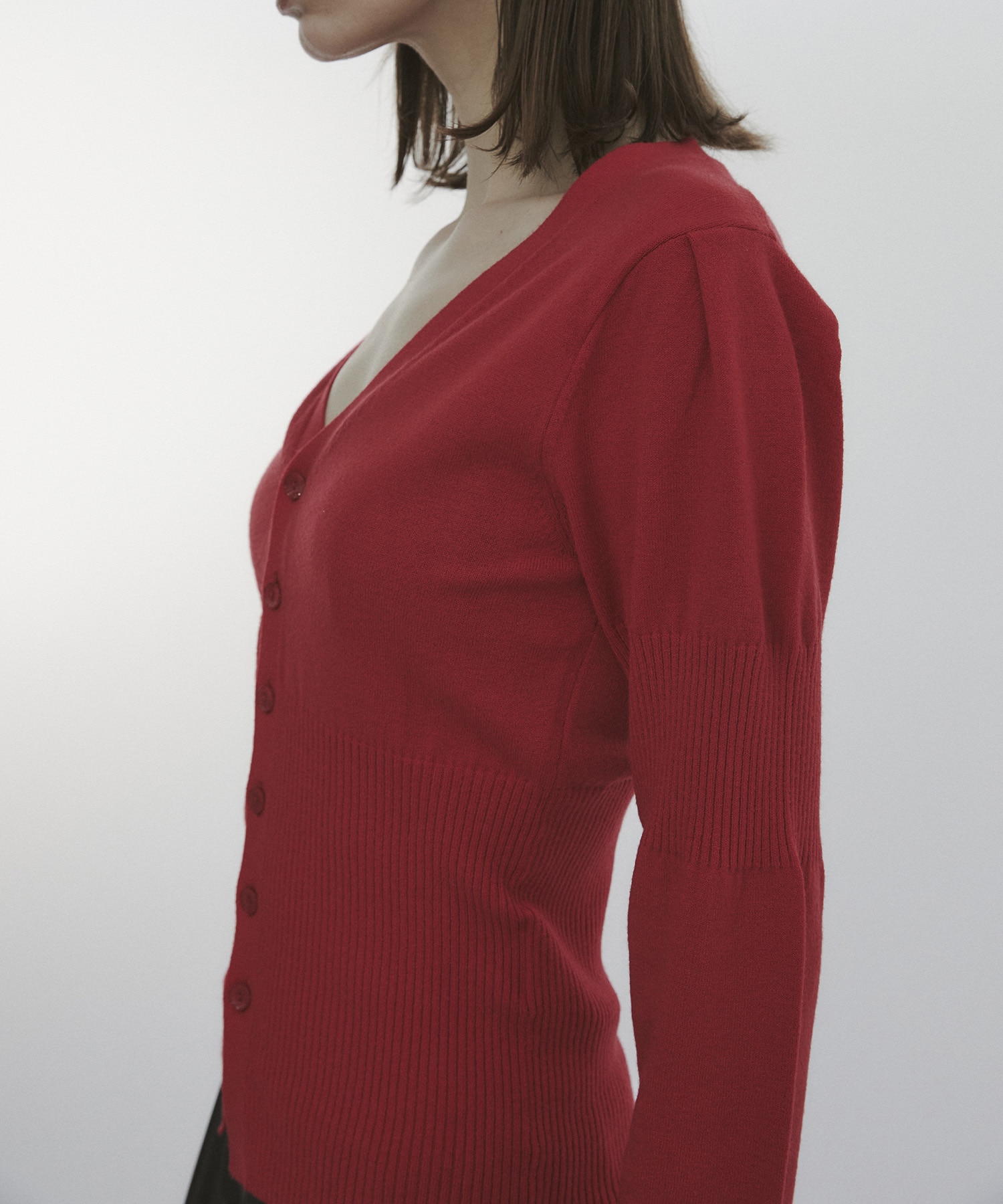 Wave Sleeve Cardigan CITY TOKYO