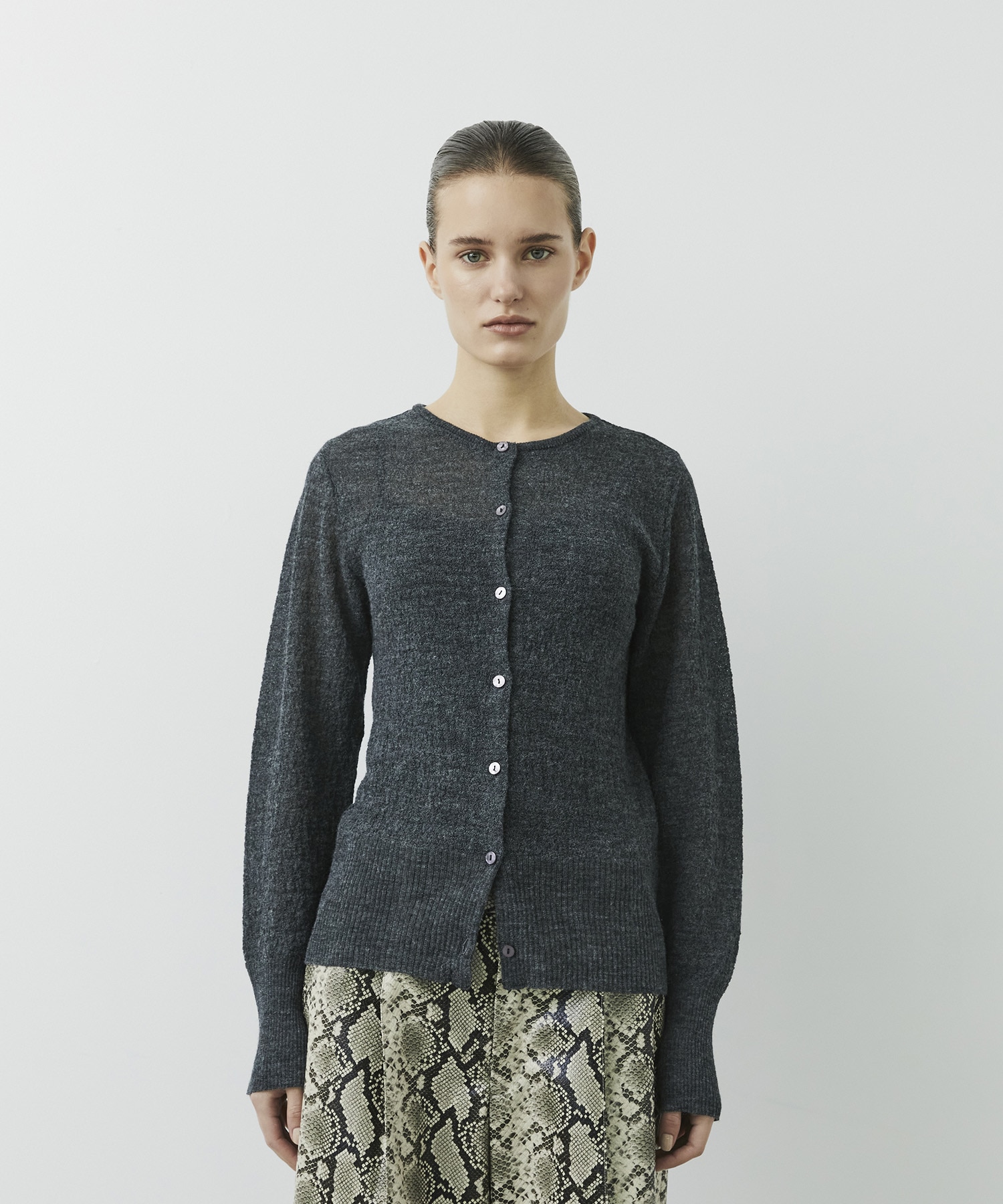 Alpaca Sheer Cardigan CITY TOKYO