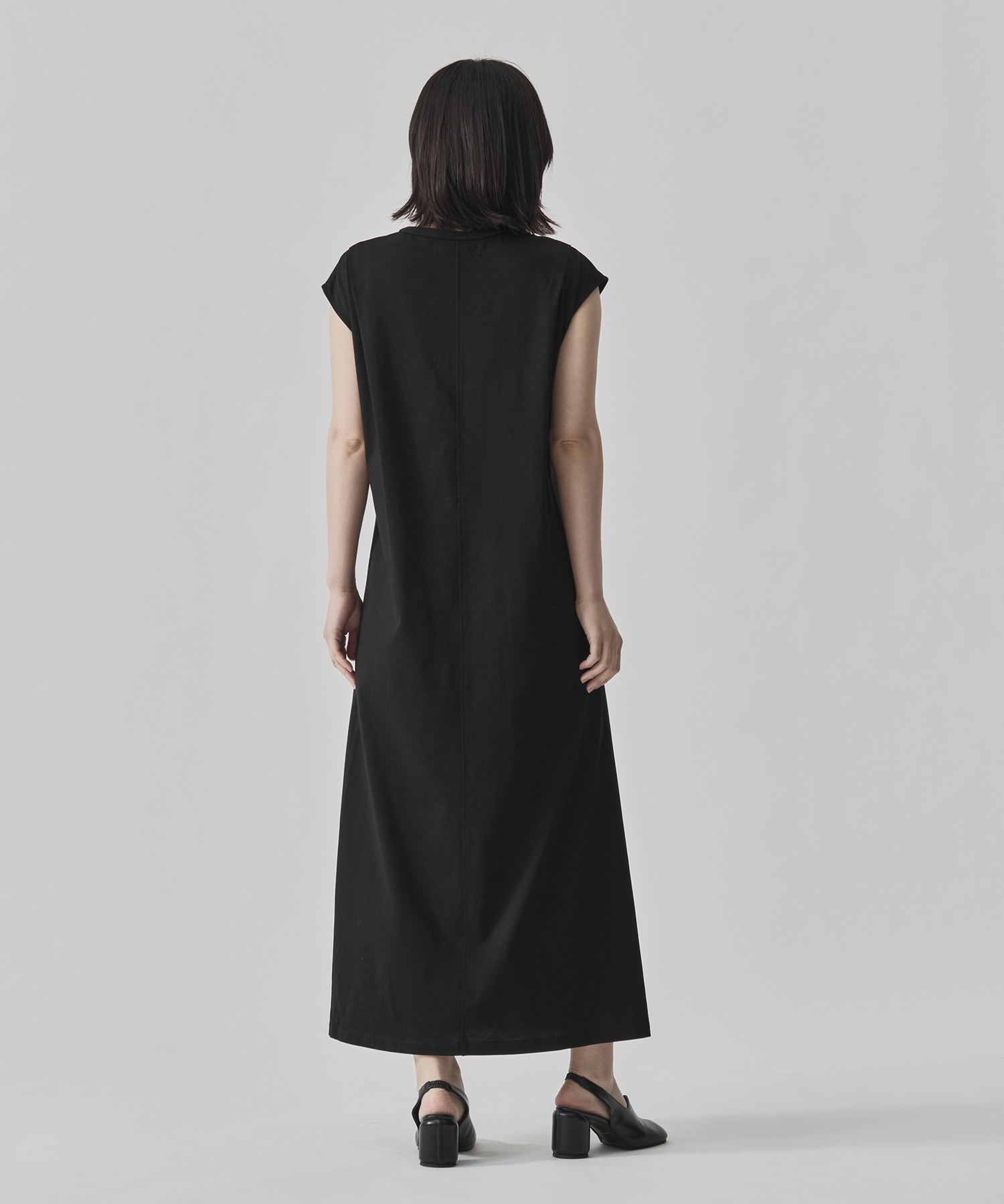 Shoulder Tuck Twist Dress CITY TOKYO