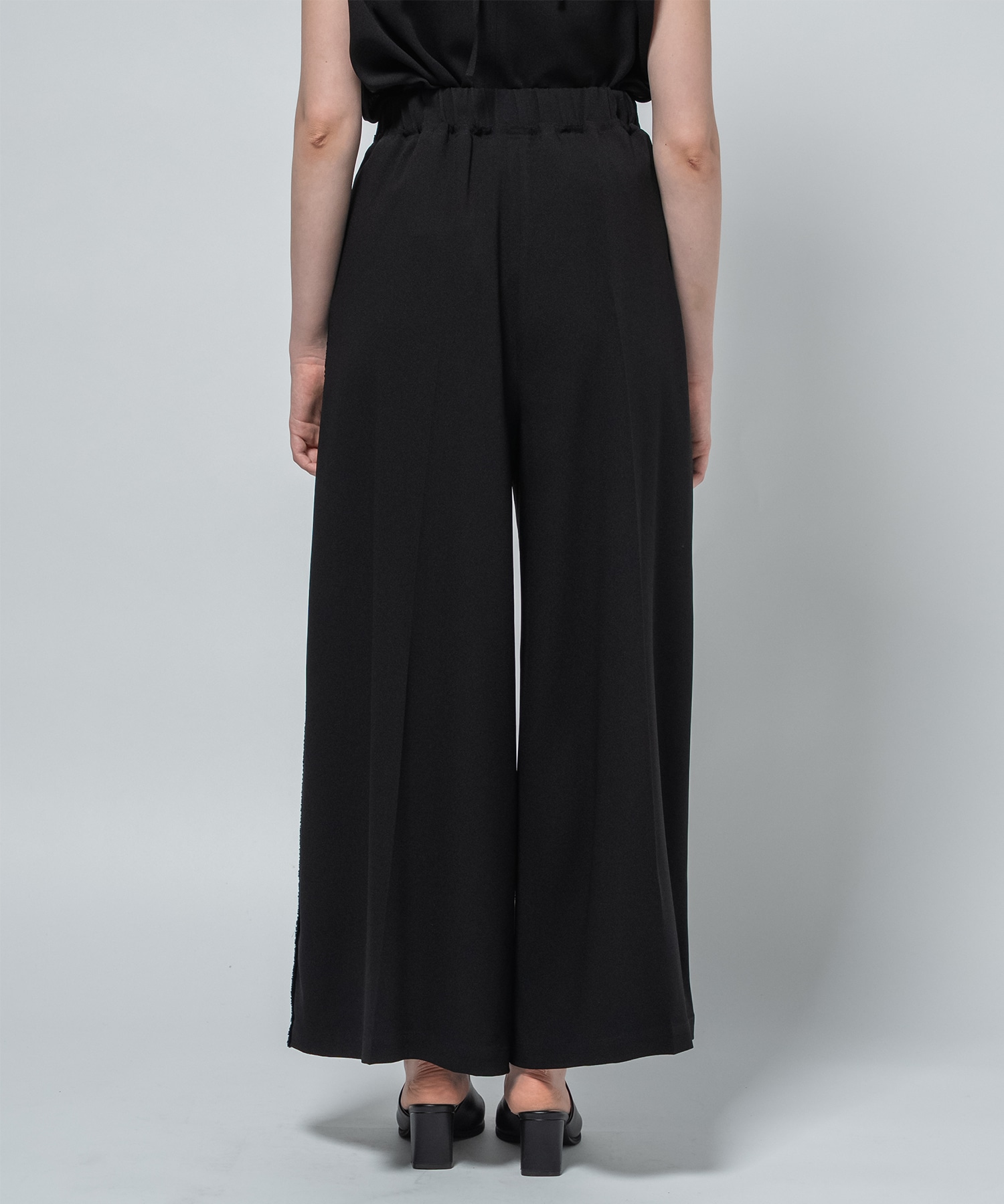 Back Satin Georgette Pants CITY TOKYO