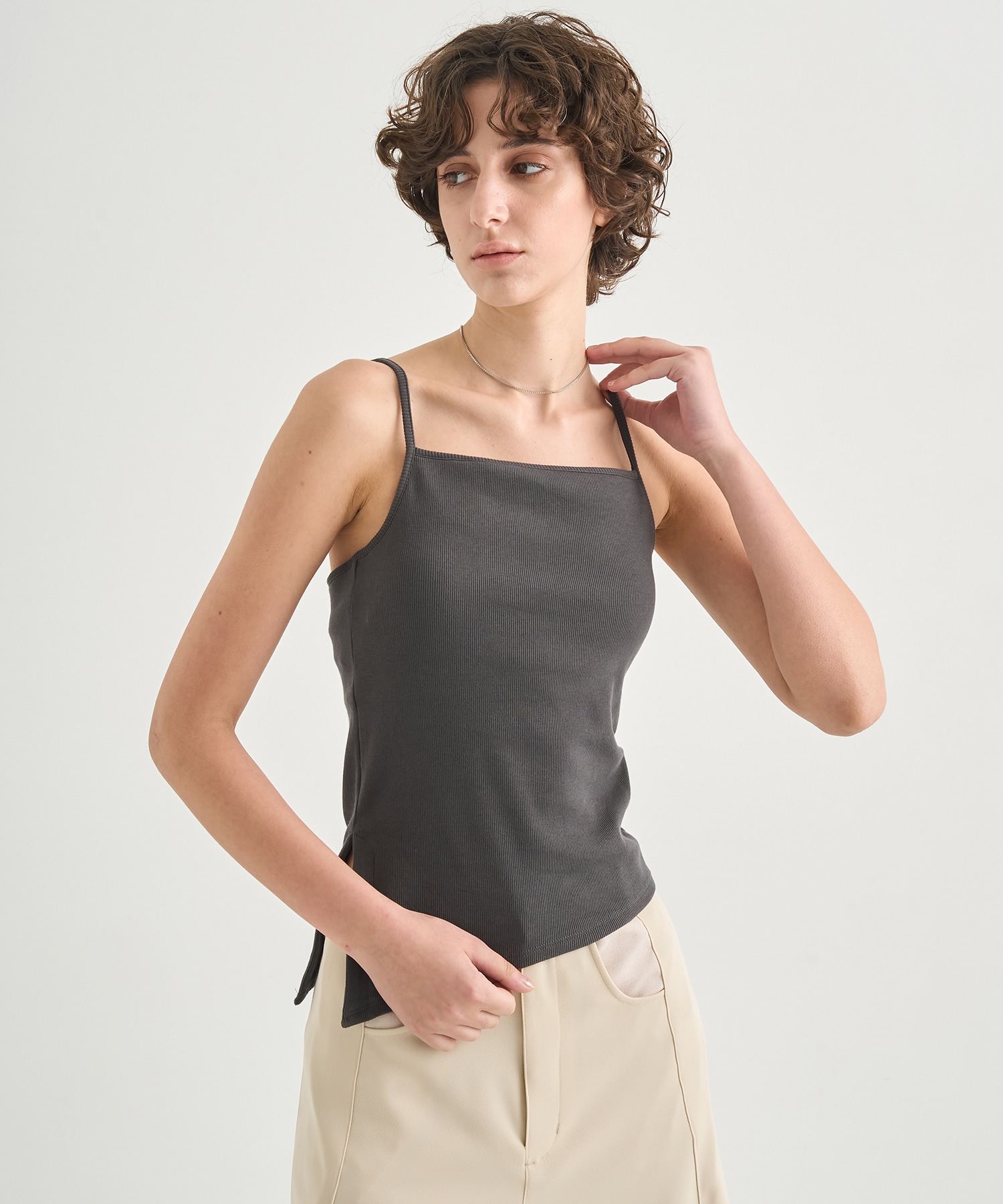 Rib Cup In Camisole CITY TOKYO