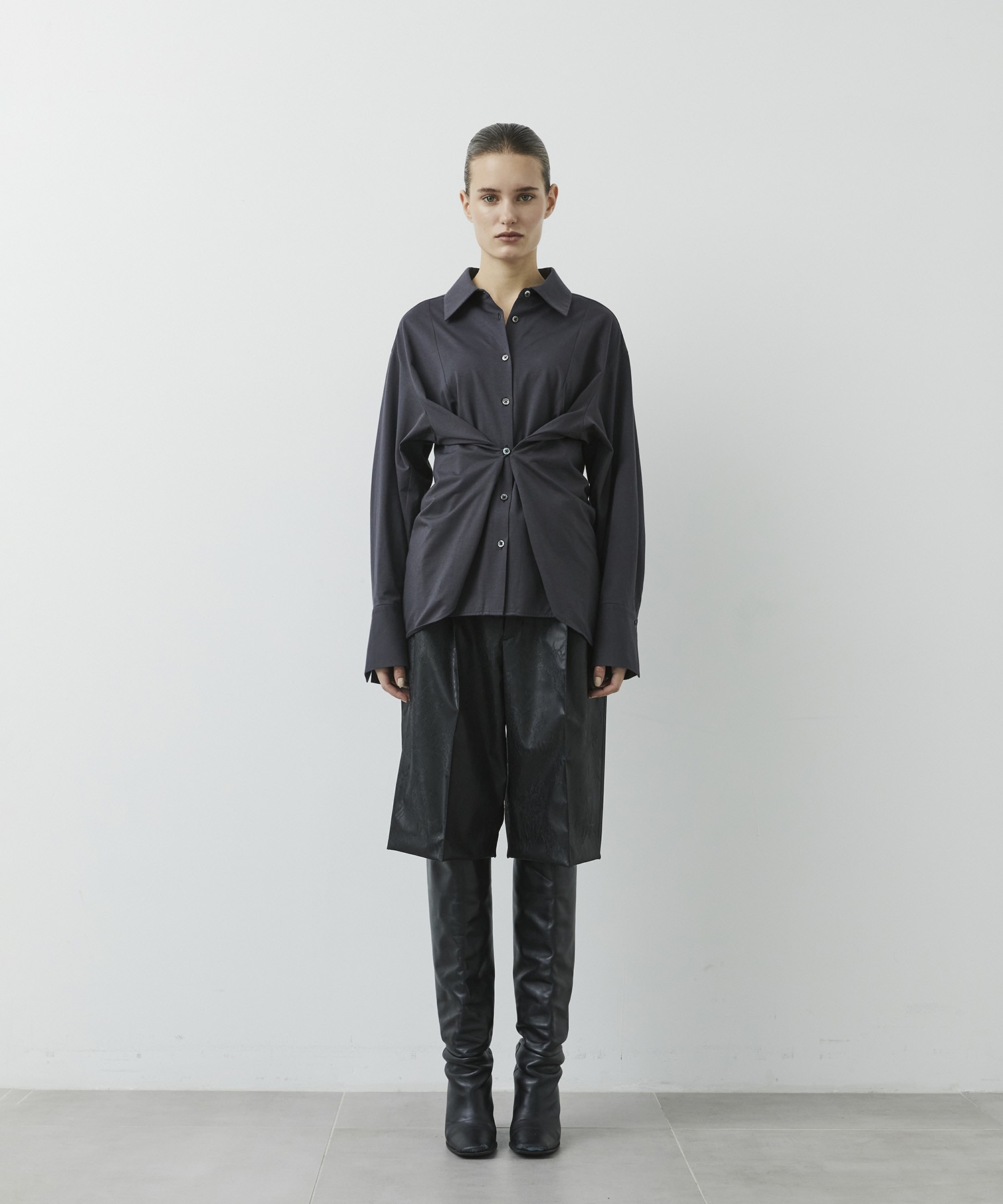 KANEMASA Silk Shirt CITY TOKYO