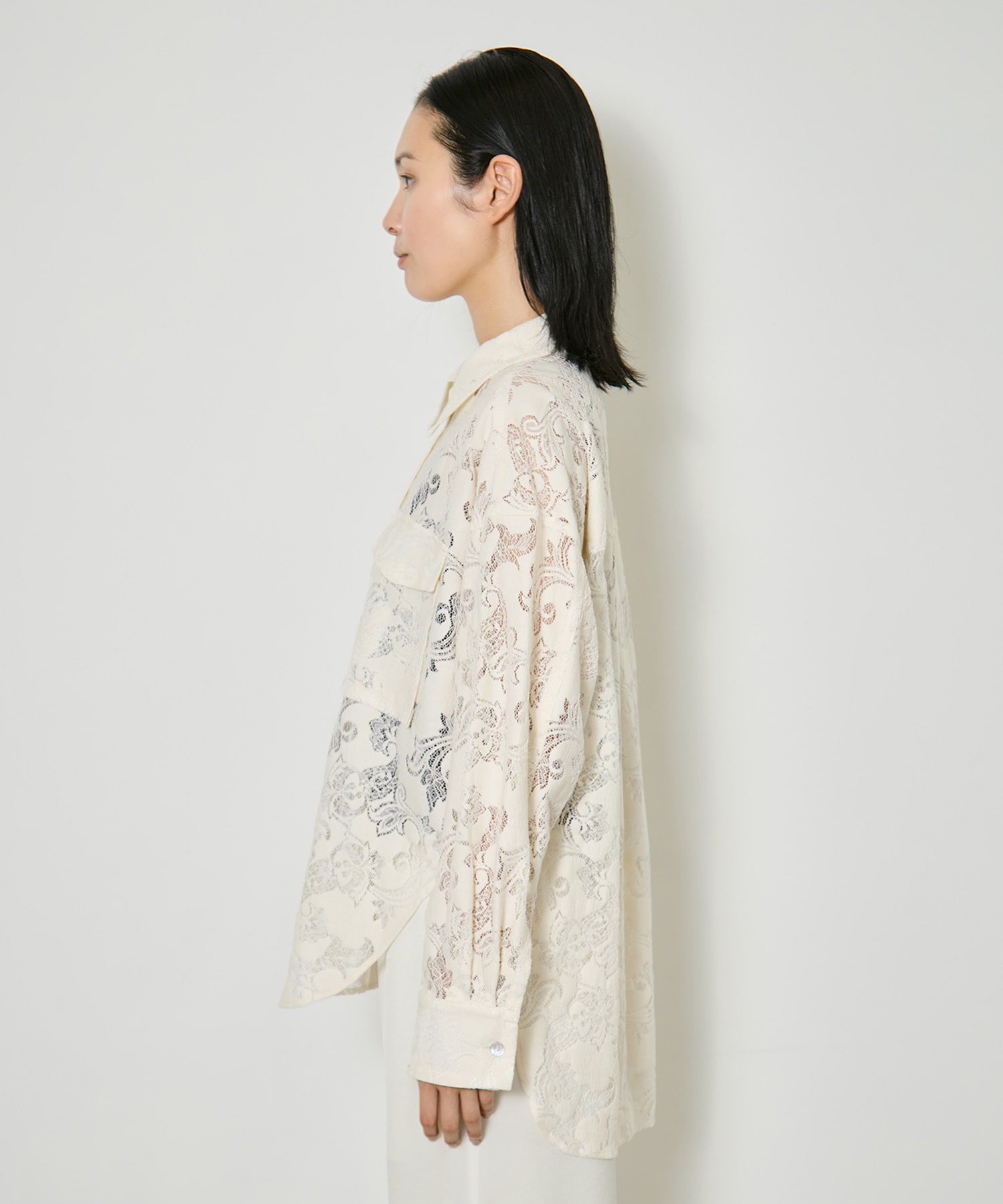 Cotton Lace Over Shirt CITY TOKYO