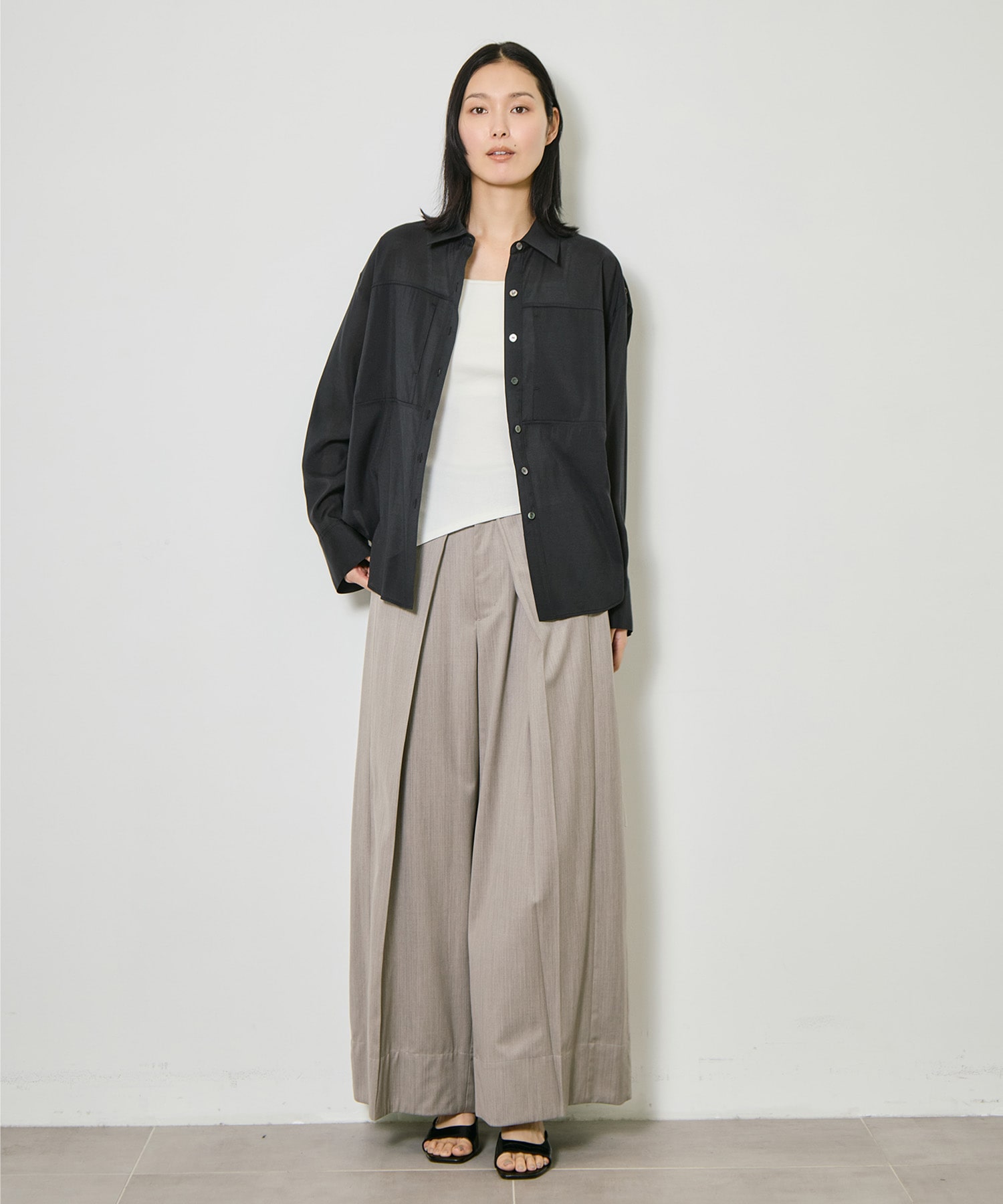 Silk Sheer Over Shirt 