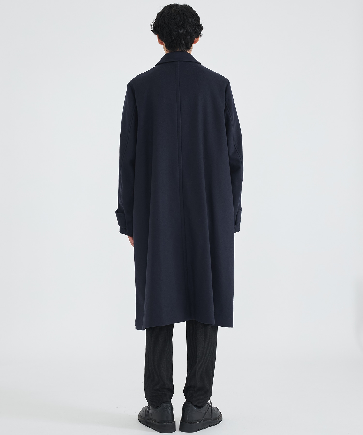 Melton Bal Collar Coat(44 NAVY): THE TOKYO: MEN｜THE TOKYO ONLINE