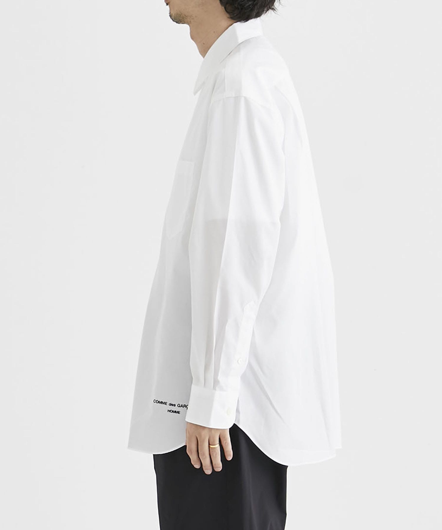 HK-B009-051 L/S SHIRT(S WHITE): COMME des GARCONS HOMME: MEN｜THE