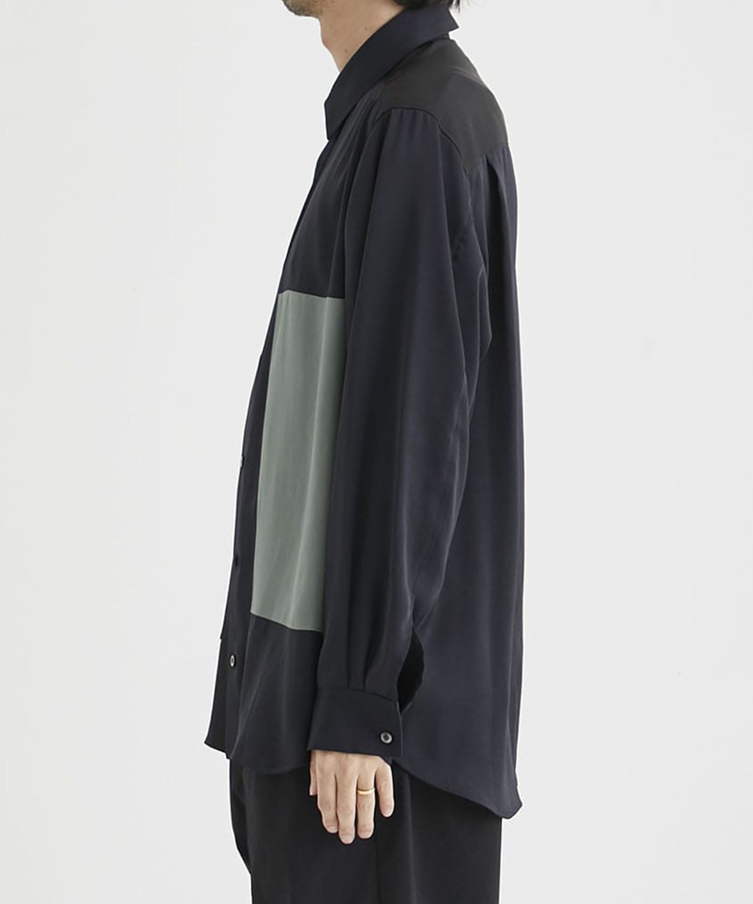 EX. Multiple Long Sleeve Shirts(1 BLACK): UJOH HOMME: MEN｜THE