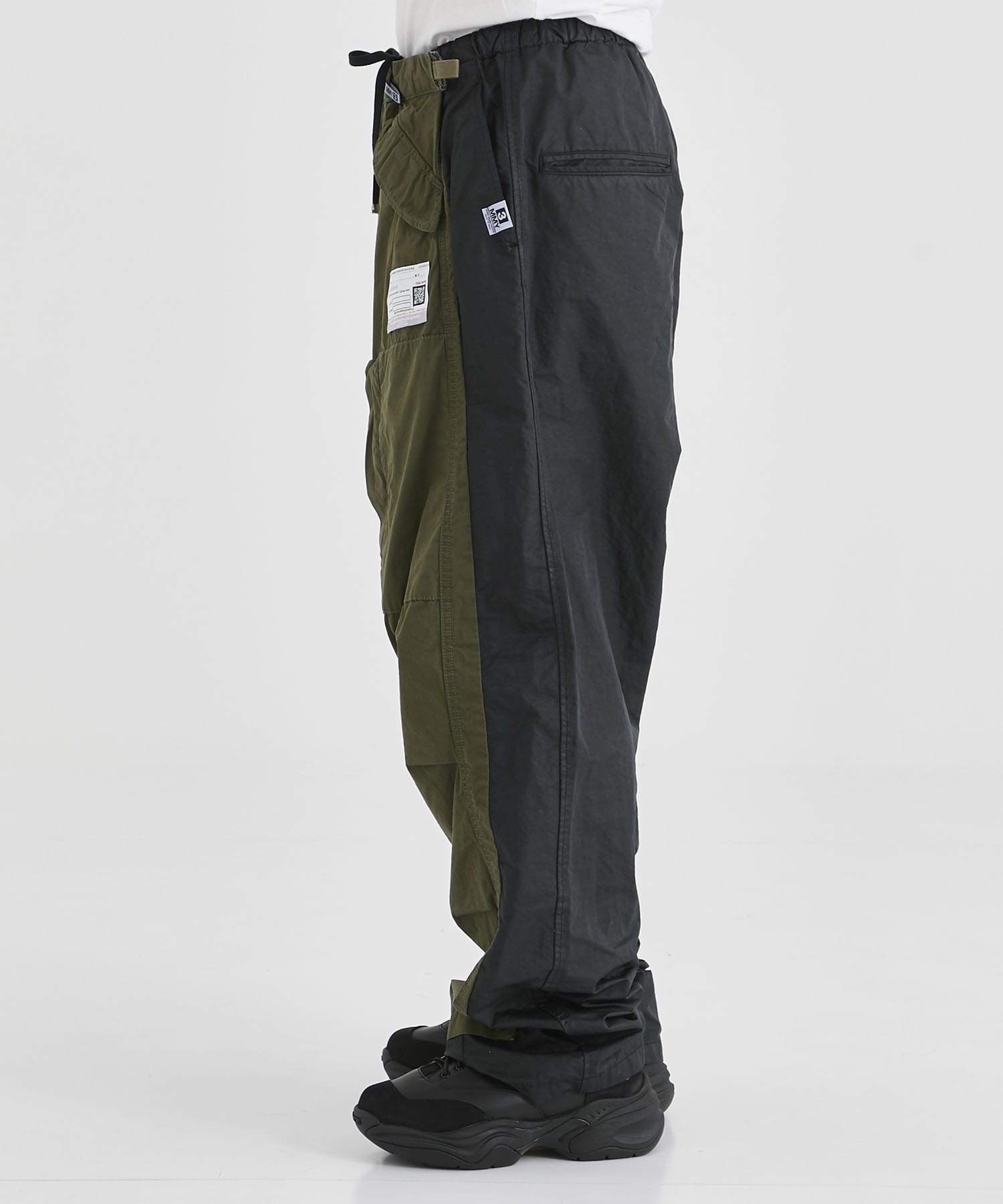 Embeded Military Pants(44 BLACK): Maison MIHARA YASUHIRO: MEN｜THE