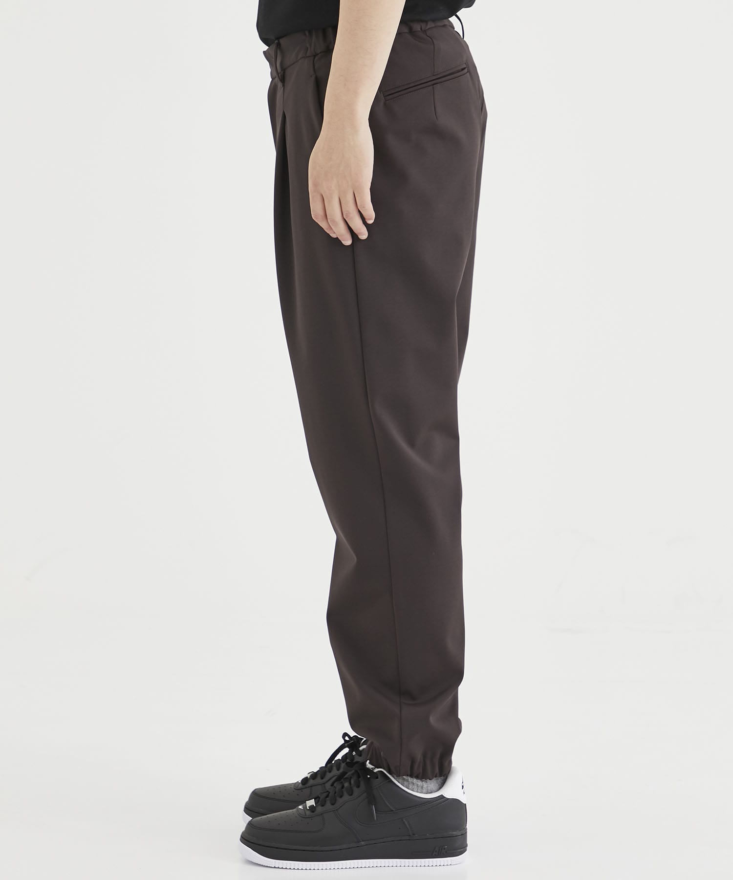 Washable High Function Jersey Easy Pants(44 DARK BROWN): THE TOKYO