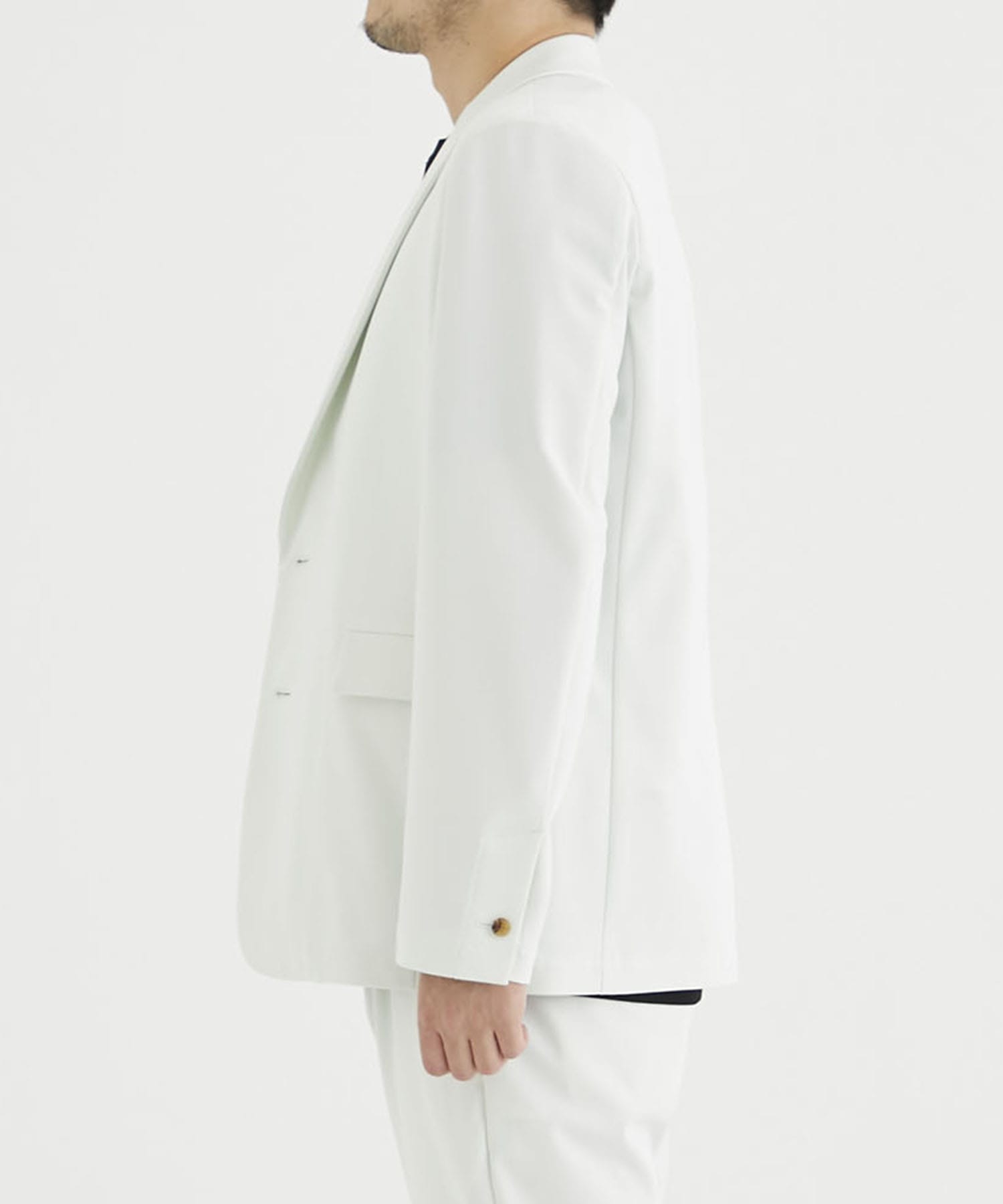 Washable High Function Jersey Shape Jacket(44 WHITE): THE TOKYO