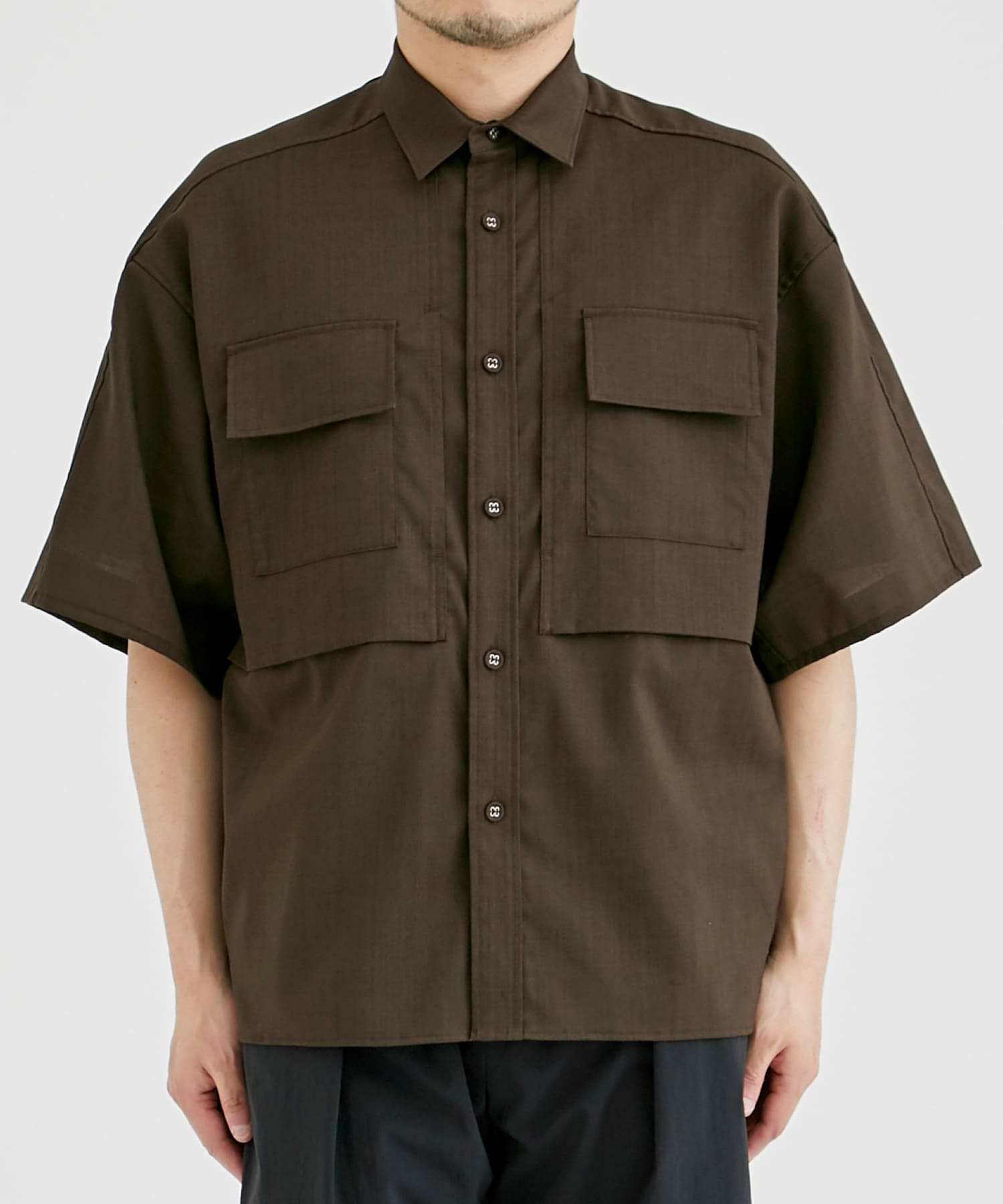 SOLOTEX WIDE S/S SHIRT White Mountaineering