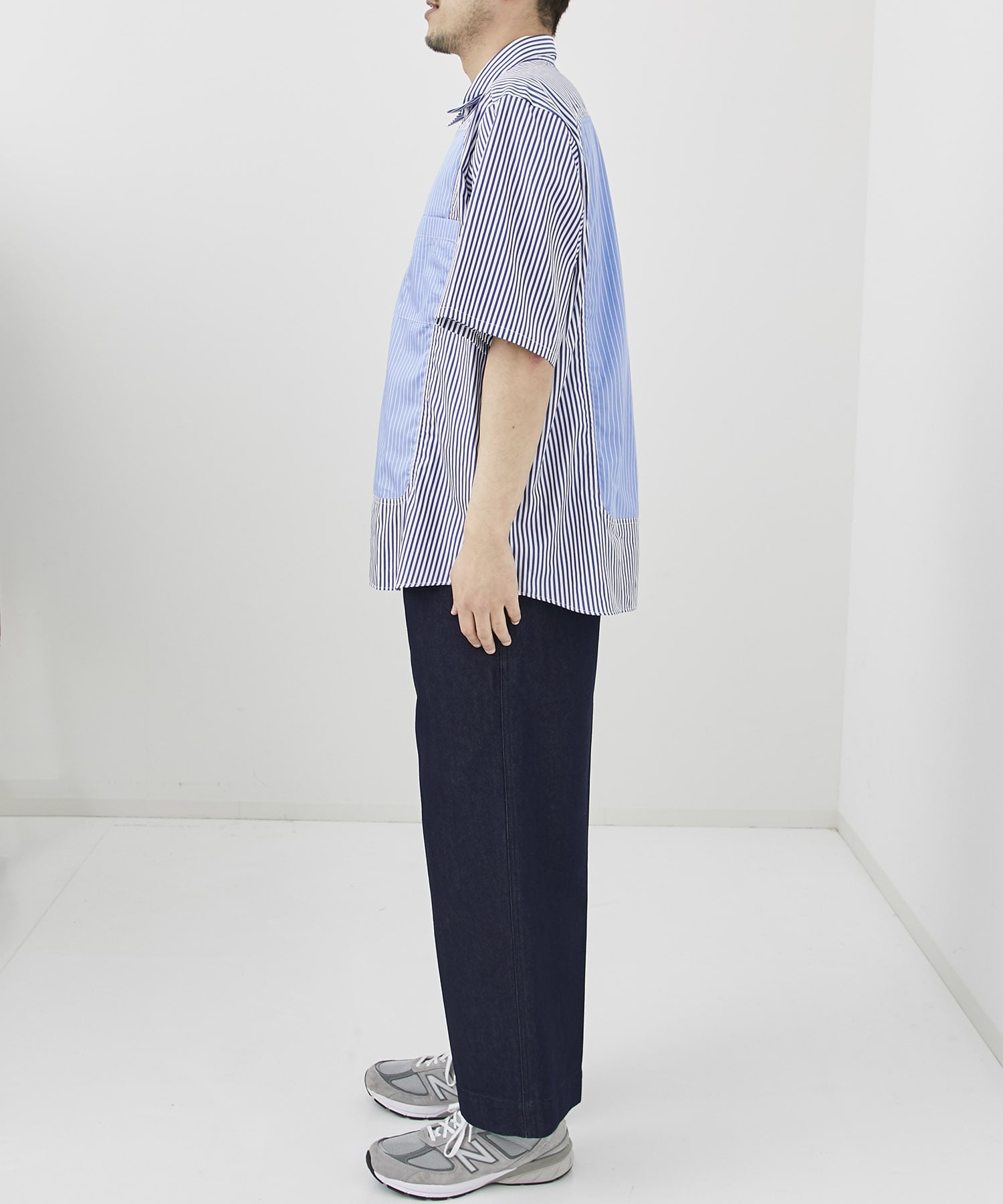 WINDOW S/S BAGGY SHIRT(S NAVY): SOPHNET.: MEN｜THE TOKYO ONLINE STORE