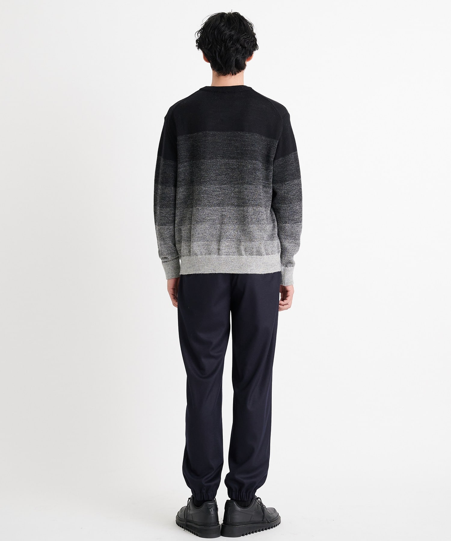 8G Gradation Knit PO(44 BLACK): THE TOKYO: MEN｜THE TOKYO ONLINE STORE