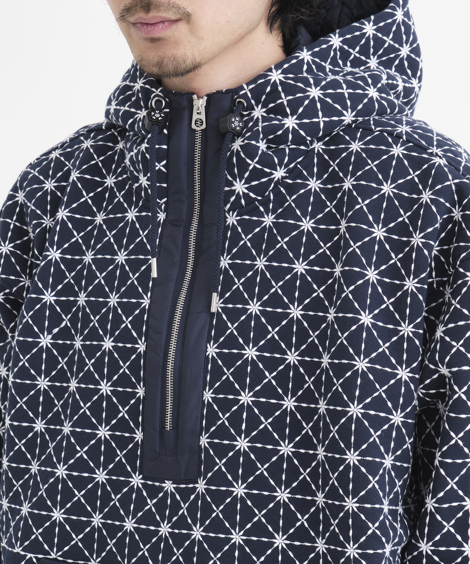 Kenzo Sashiko Stitch Oversized Hoodie M KENZO
