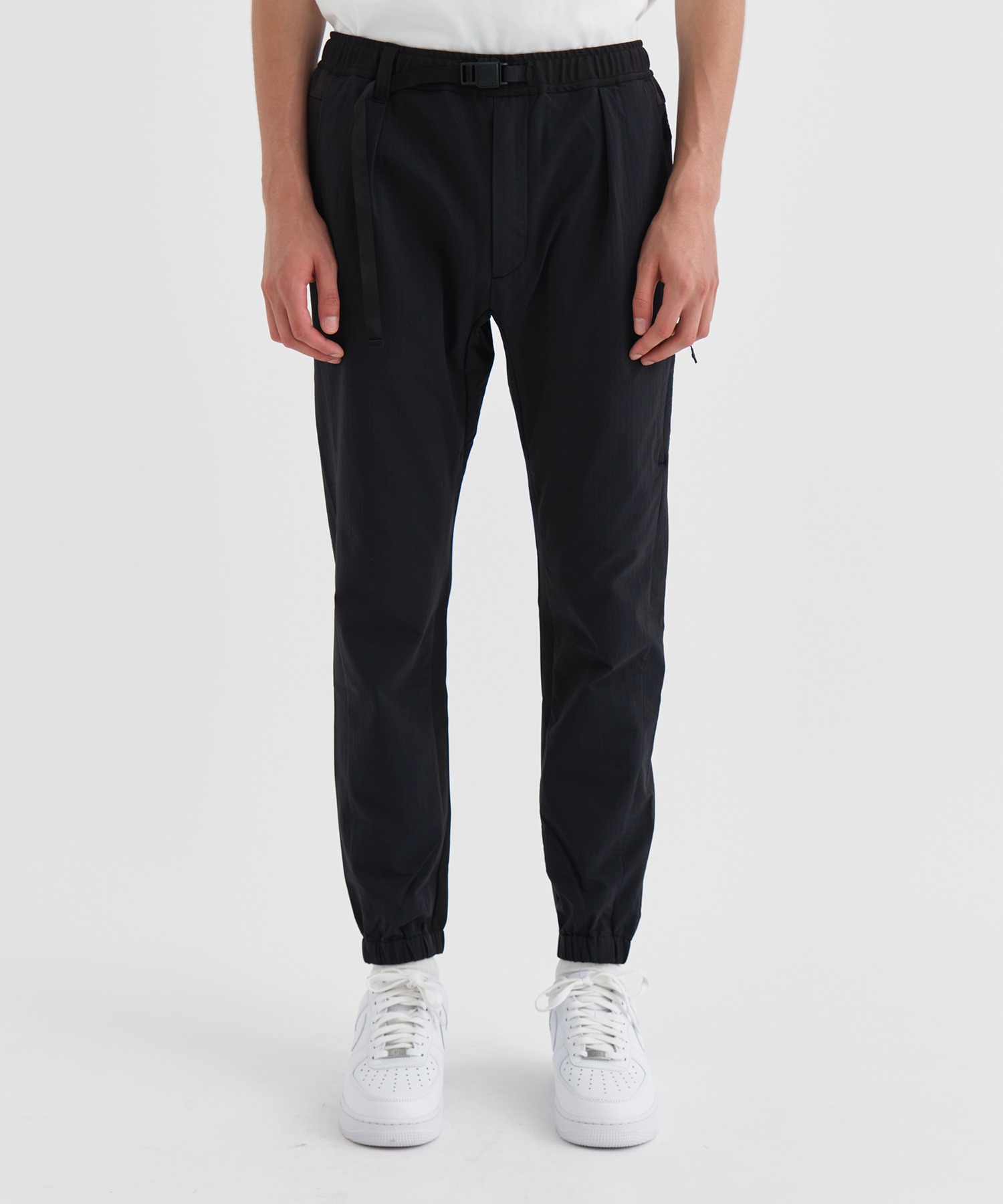 TECH NYLON FLEECE SLIM PANTS ｜ White Mountaineering