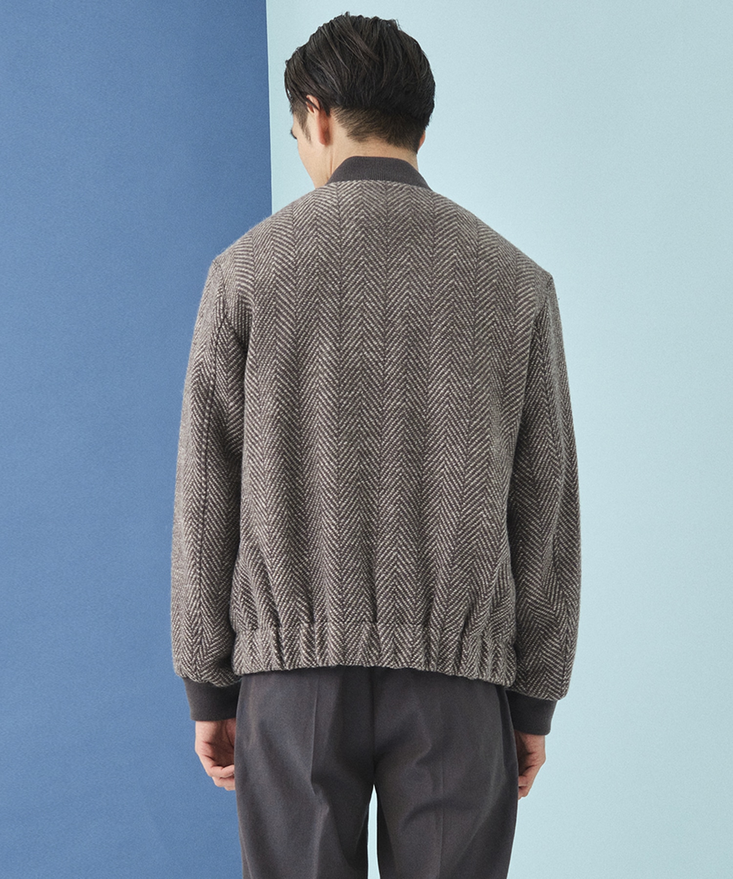 Airy Tweed Cocoon Blouson THE TOKYO