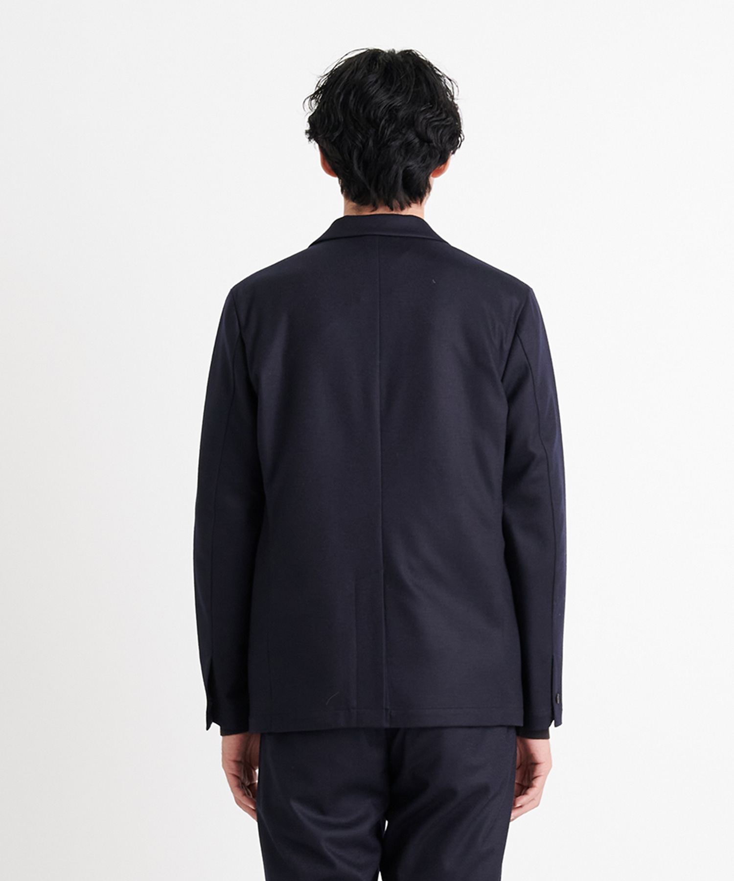 Flanne Lana Cashmere Touch Shape Jacket THE TOKYO