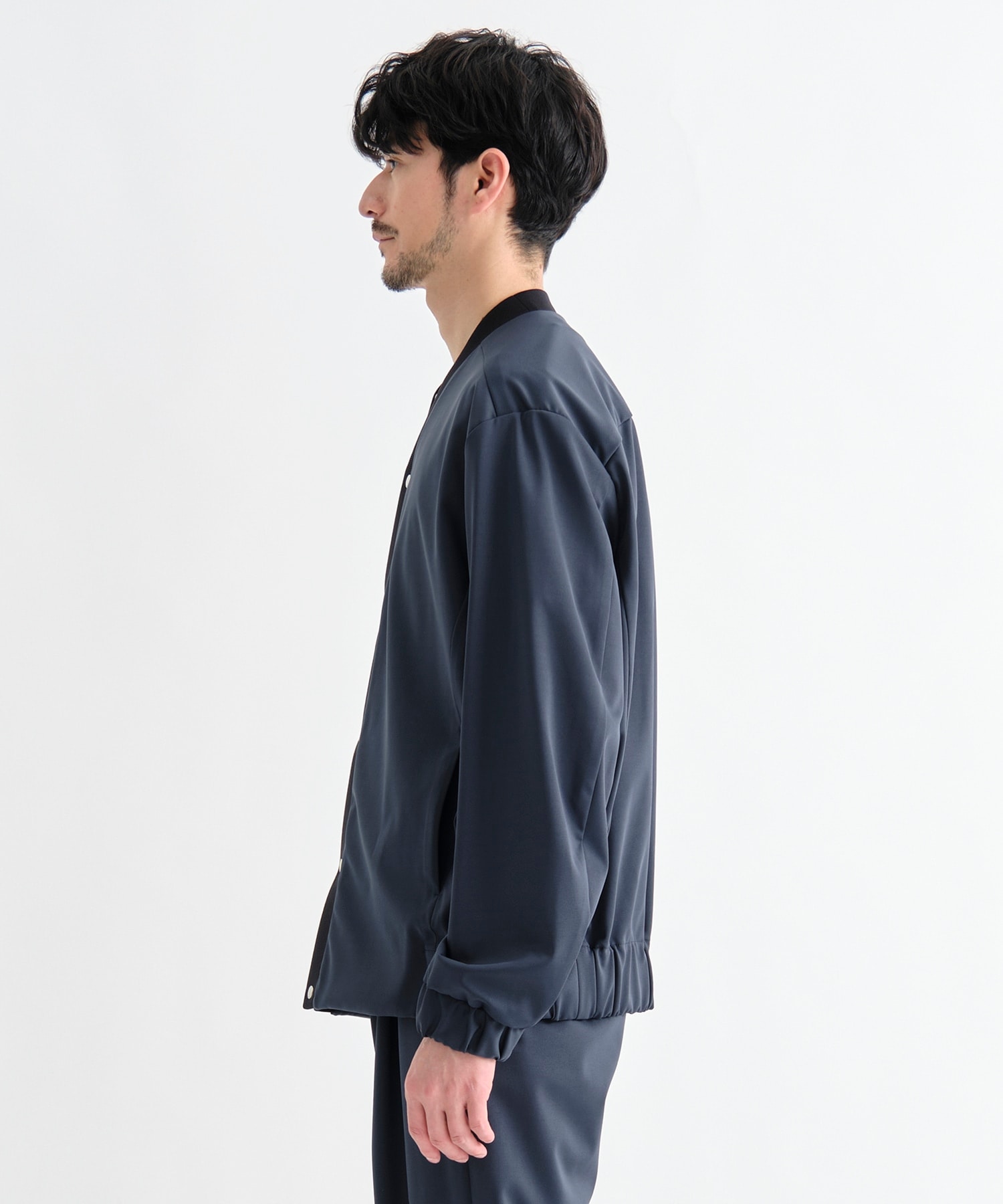 Washable High Function Jersey Snap Cardigan THE TOKYO