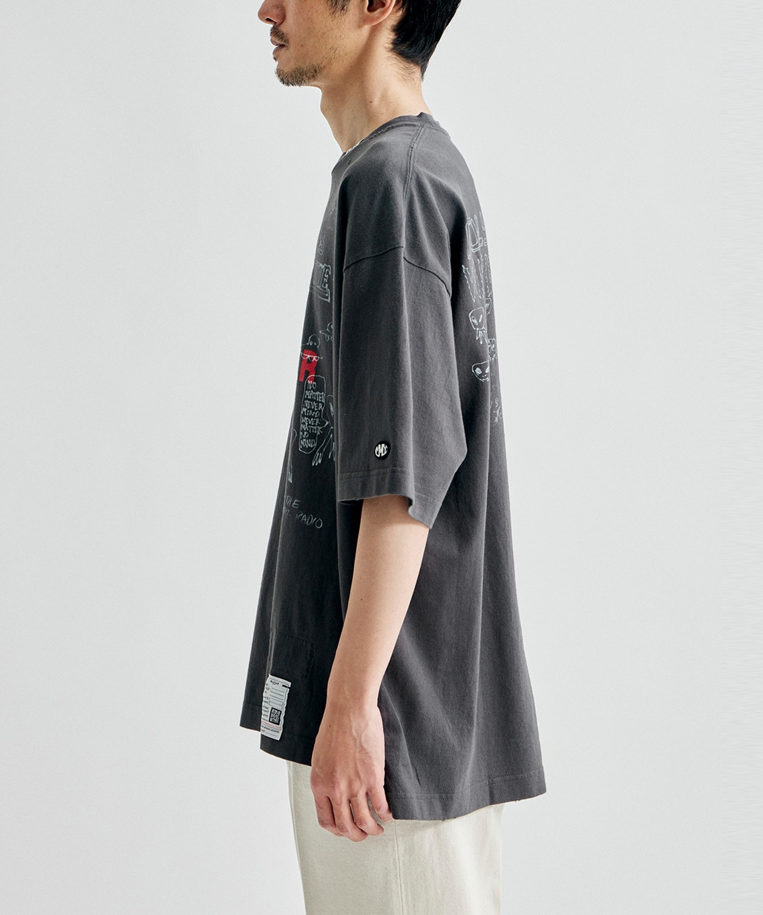 DISTRESSED TEE Maison MIHARA YASUHIRO