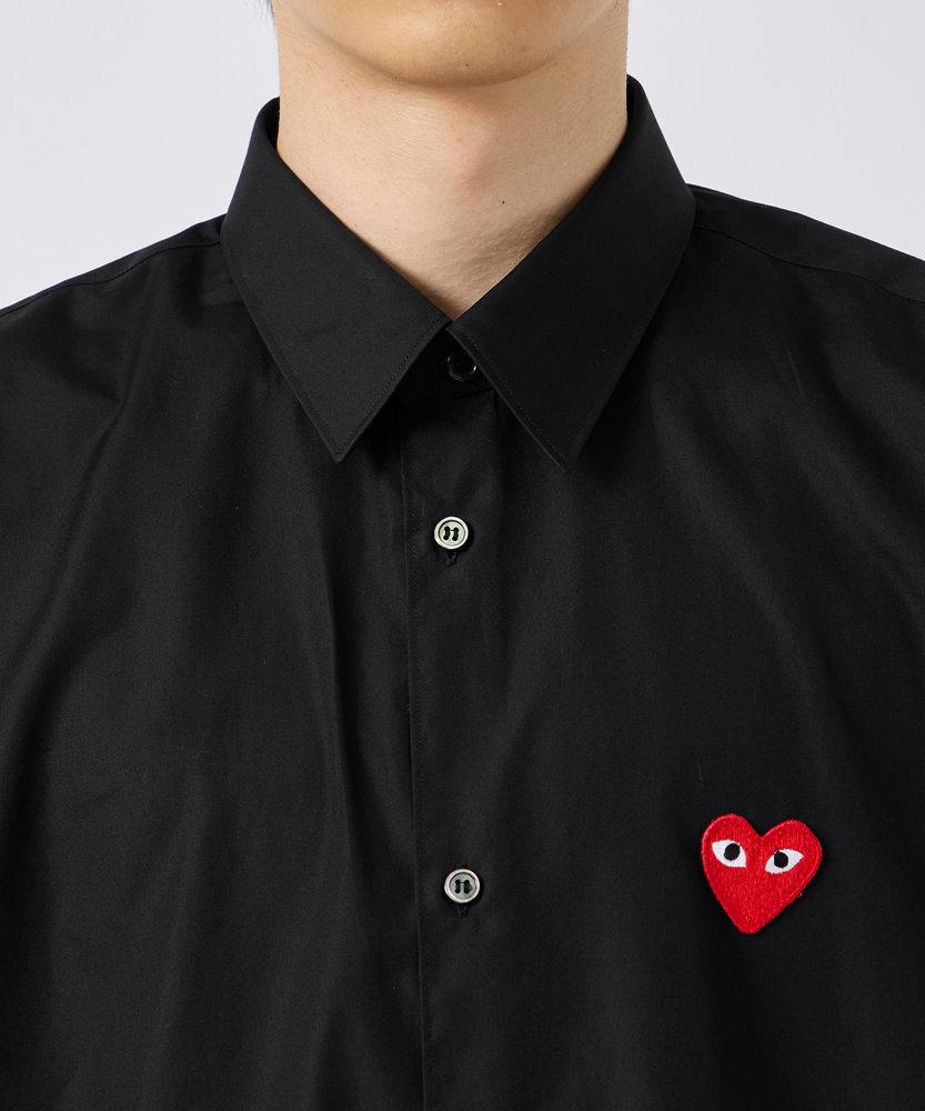 AX-B002-051 SHIRT RED EMBLEMRED HEART PLAY COMME des GARCONS