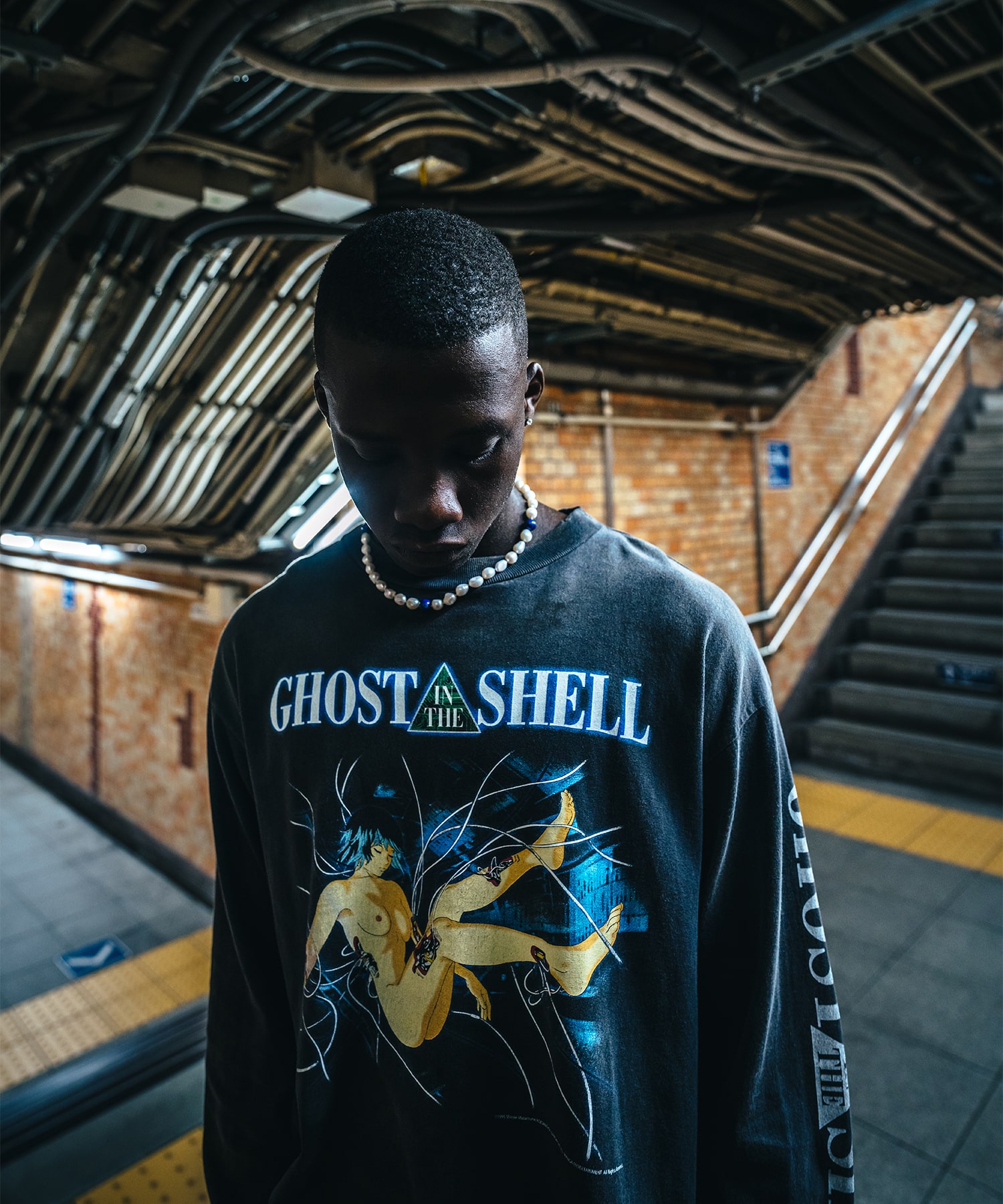 SM-YS1-0000-C34 GHOST IN THE SHELL L/S TEE SAINT MXXXXXX