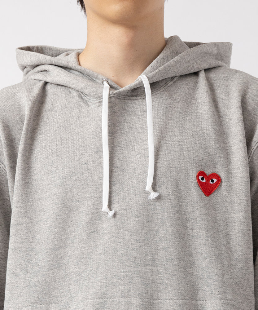 AX-T170-051 SWEATSHIRT RED EMBLEMRED HEART PLAY COMME des GARCONS