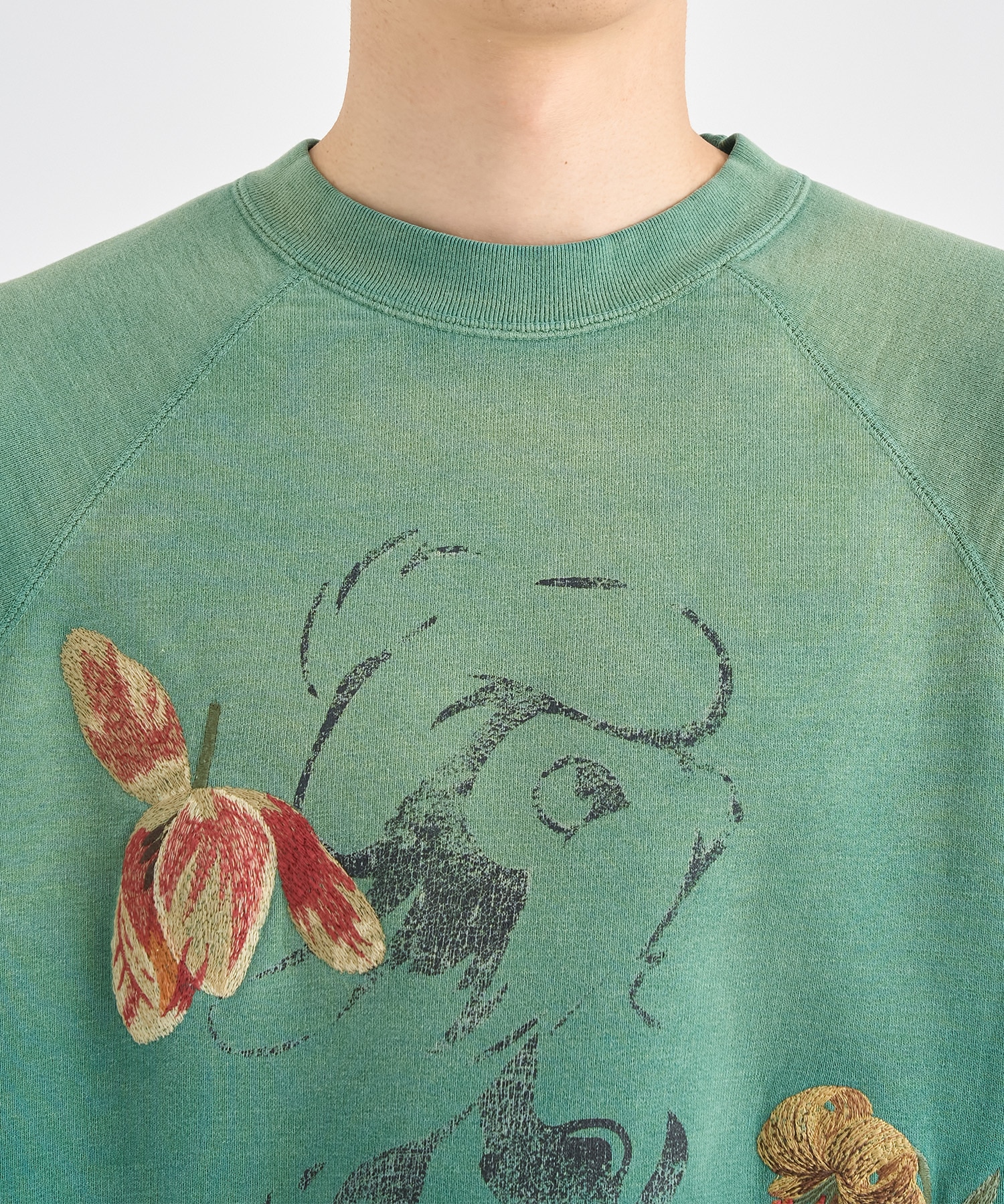 Vintage finished sweatshirt KHOKI