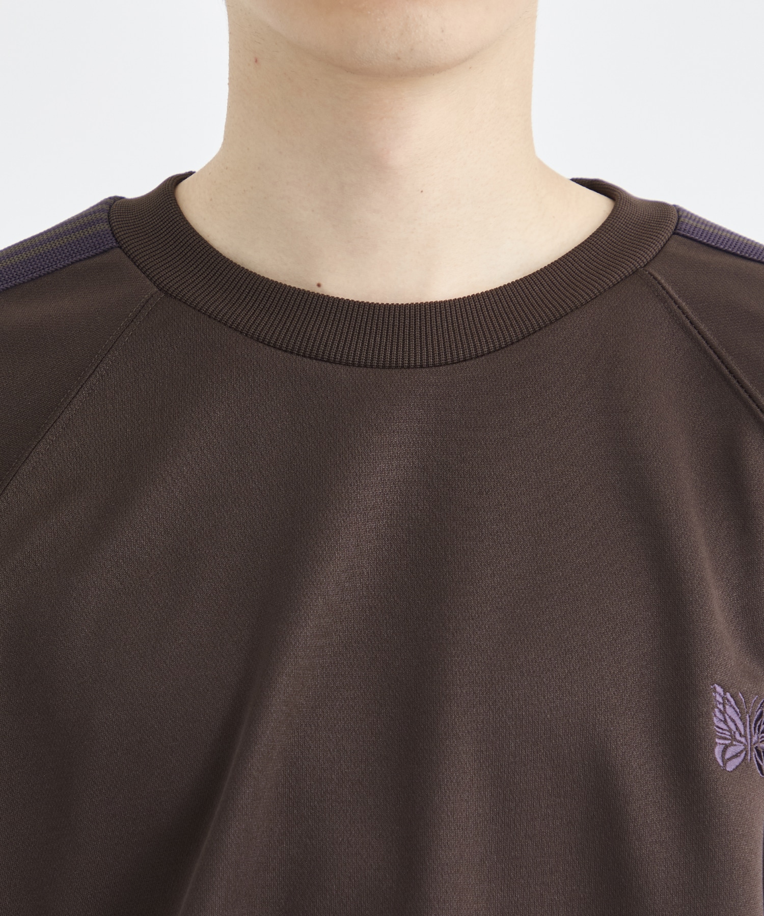 Track Crew Neck Shirt - Poly Smooth NEEDLES