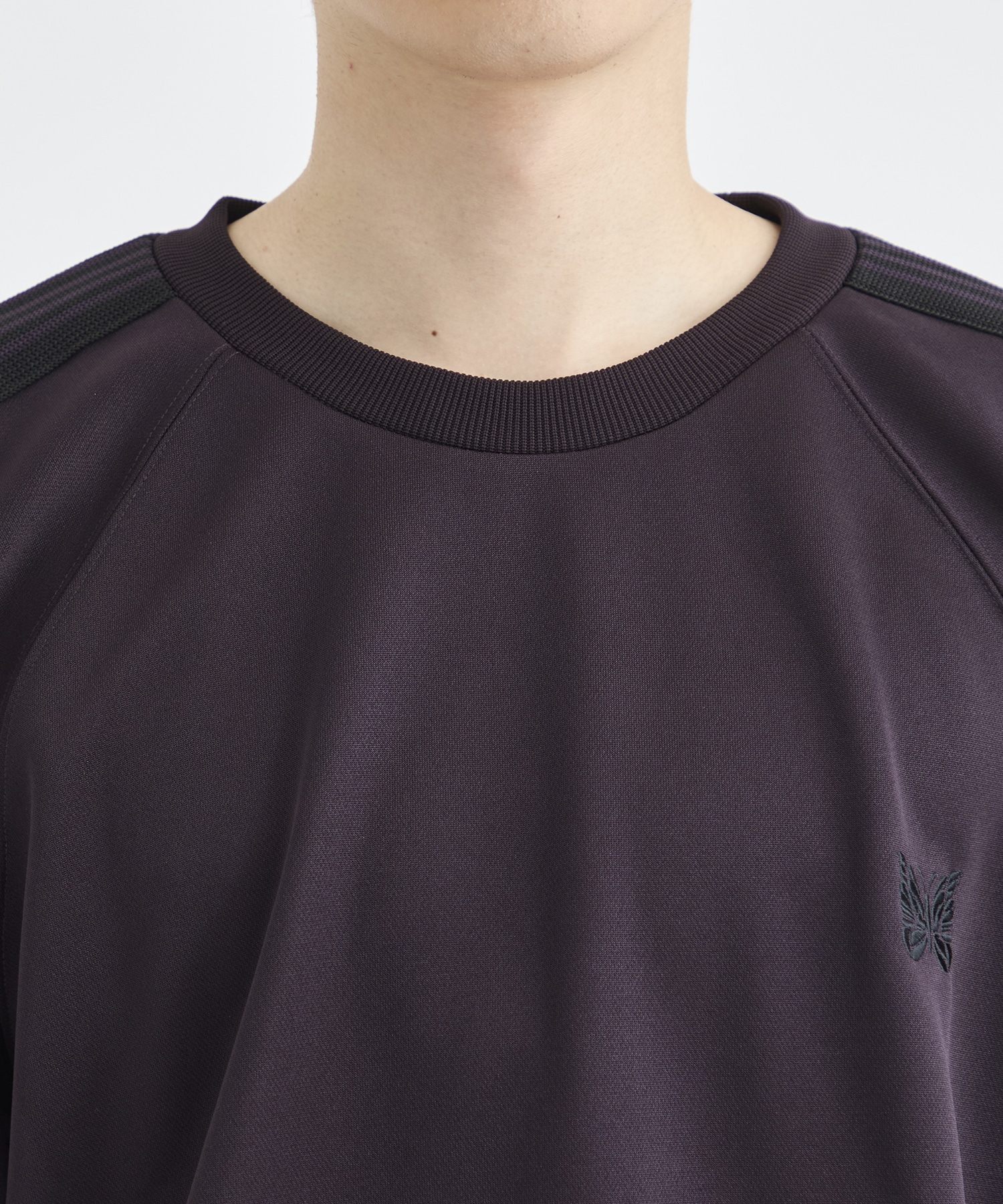 Track Crew Neck Shirt - Poly Smooth NEEDLES