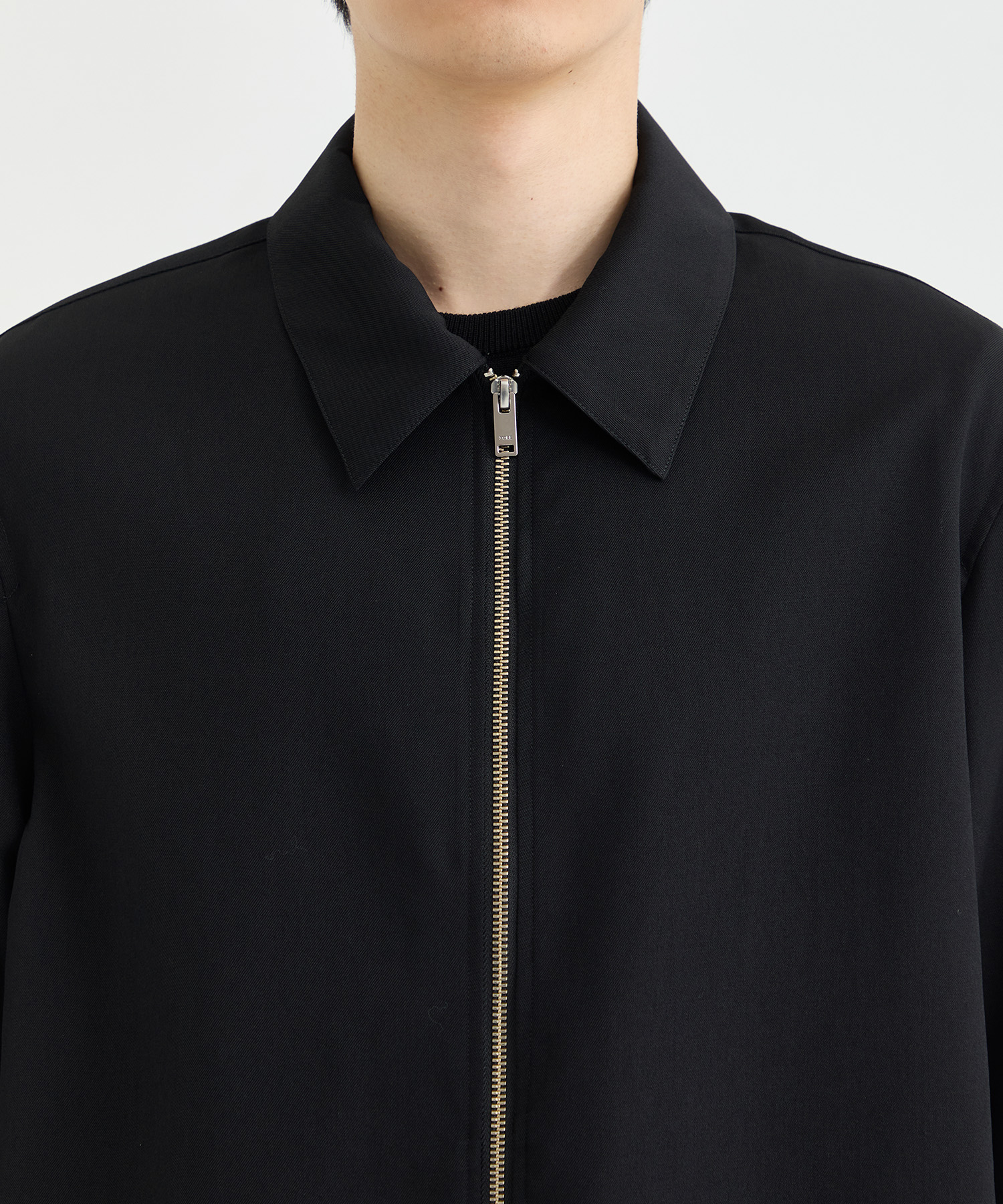 FRONT ZIP SHIRT BLOUSON YOKE