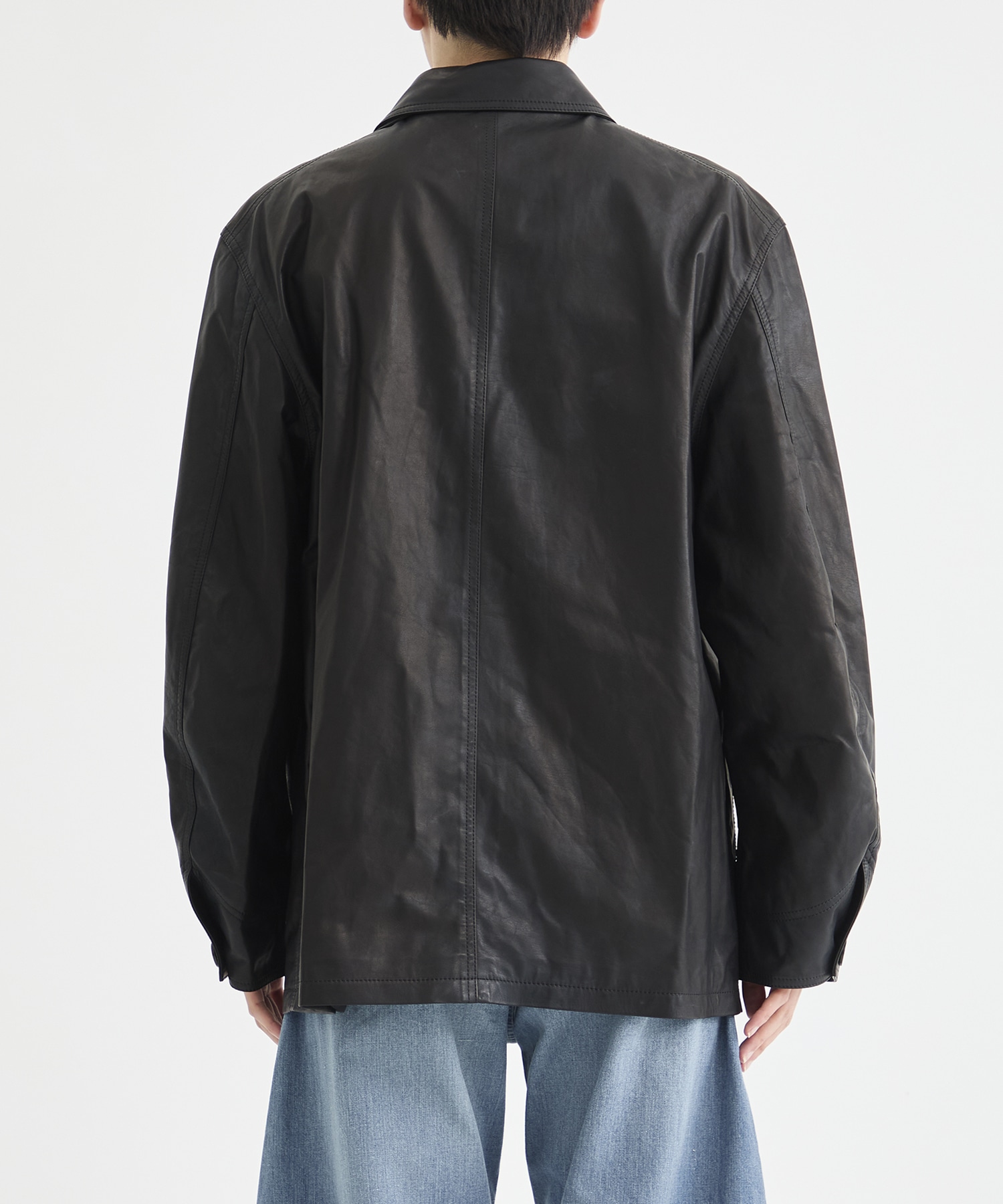 別注 FURNITURE LEATHER COVERALLS ISAMU KATAYAMA BACKLASH