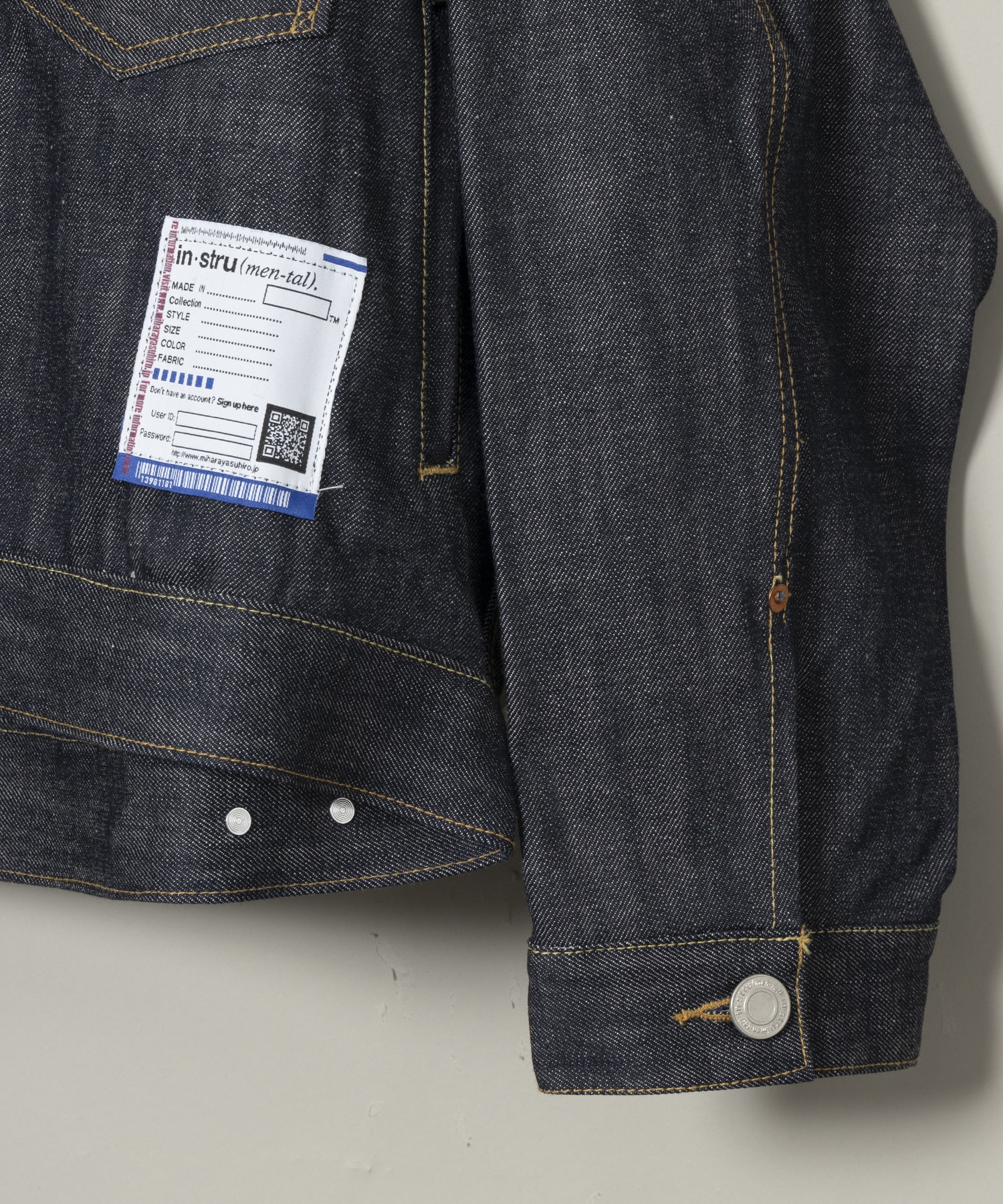 SELVAGE DENIM JACKET Maison MIHARA YASUHIRO