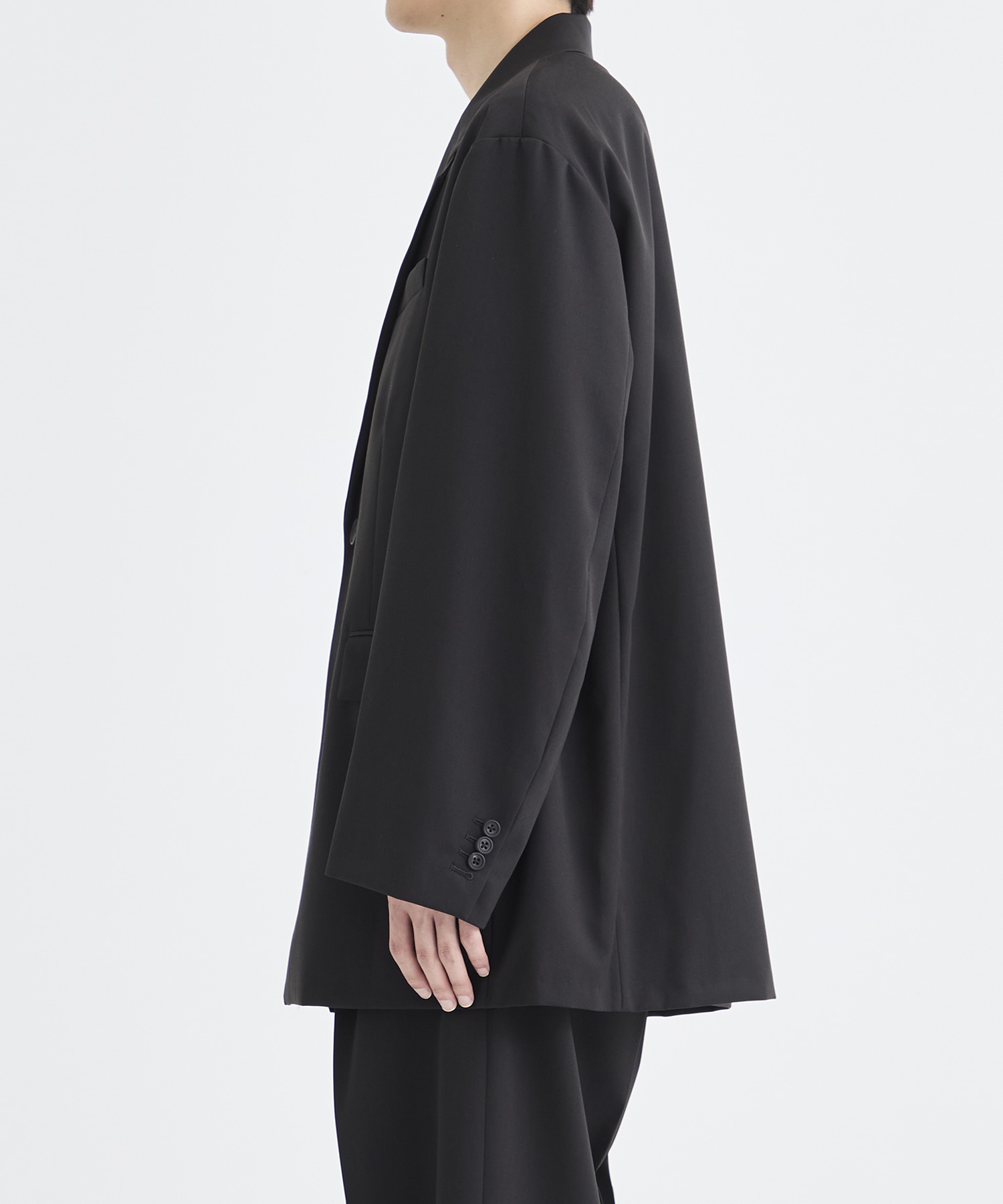 OVERSIZED SINGLE BREASTED LONG JACKET ssstein