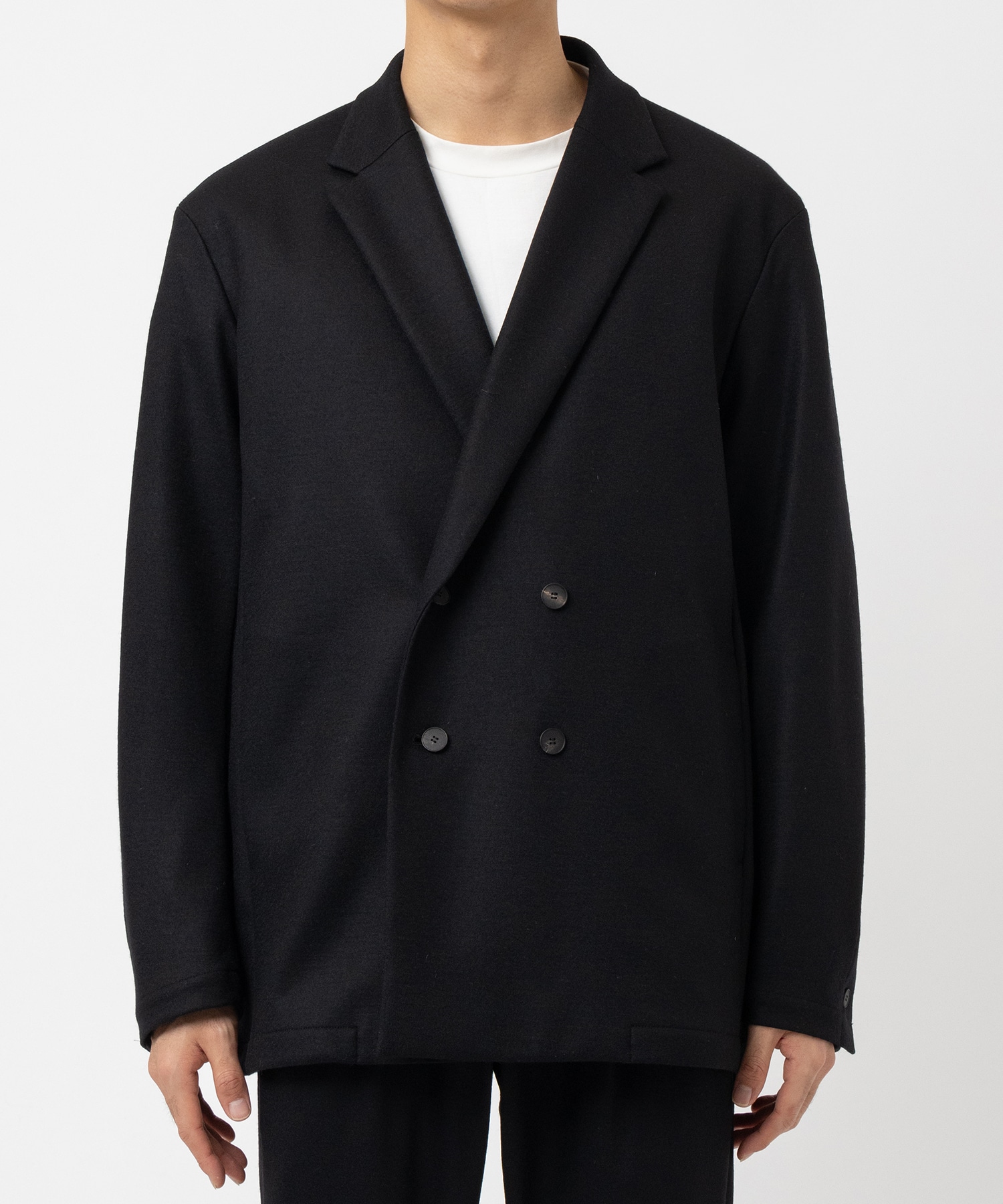 Washable Flannel Cashmere Touch Double Jacket THE TOKYO