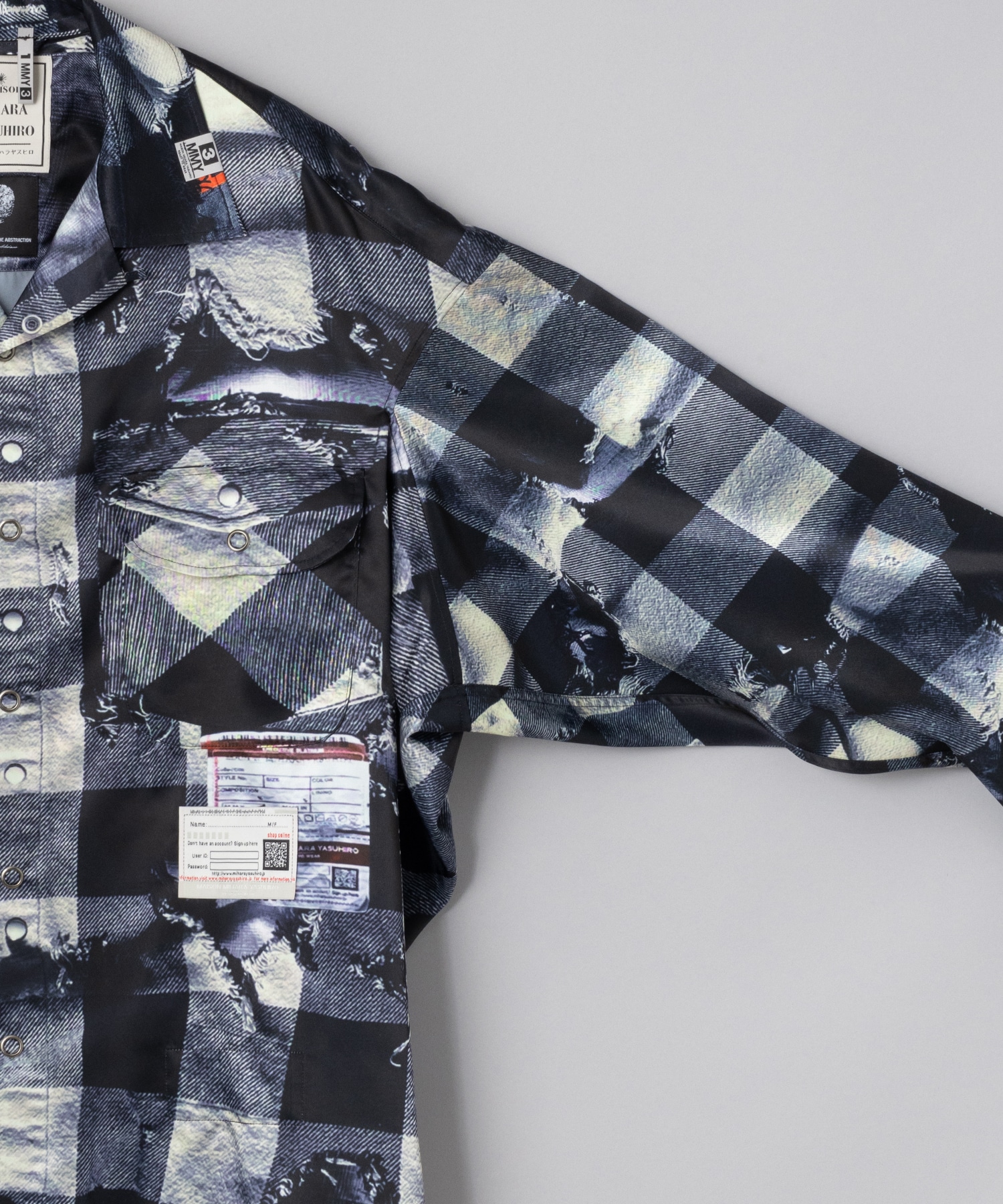 CHECK SHIRT Maison MIHARA YASUHIRO