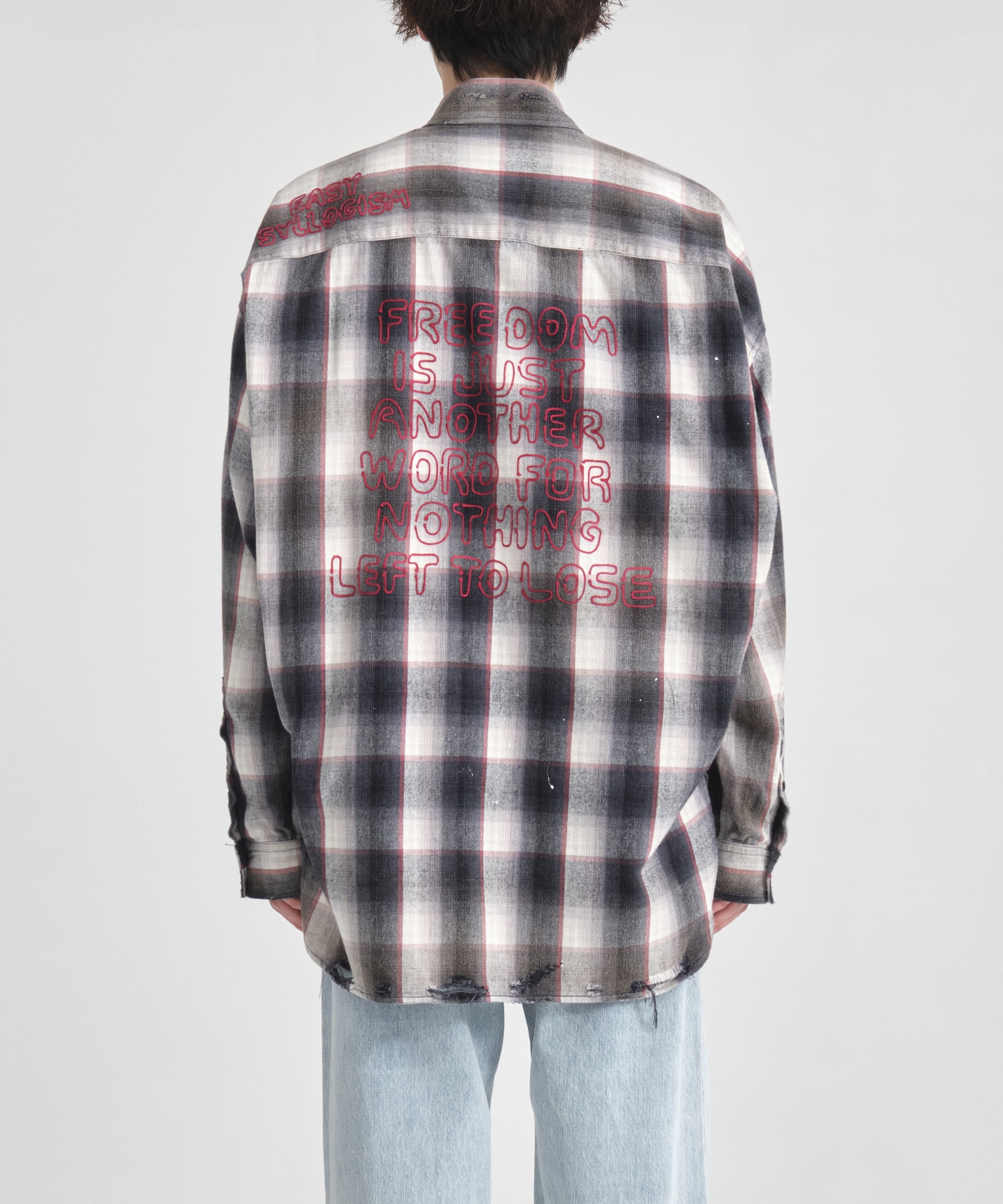 VINTAGE LIKE CHECH L/S SHIRTS Maison MIHARA YASUHIRO