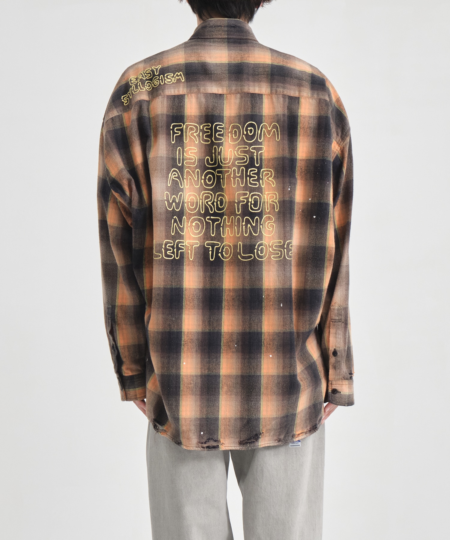 VINTAGE LIKE CHECH L/S SHIRTS Maison MIHARA YASUHIRO