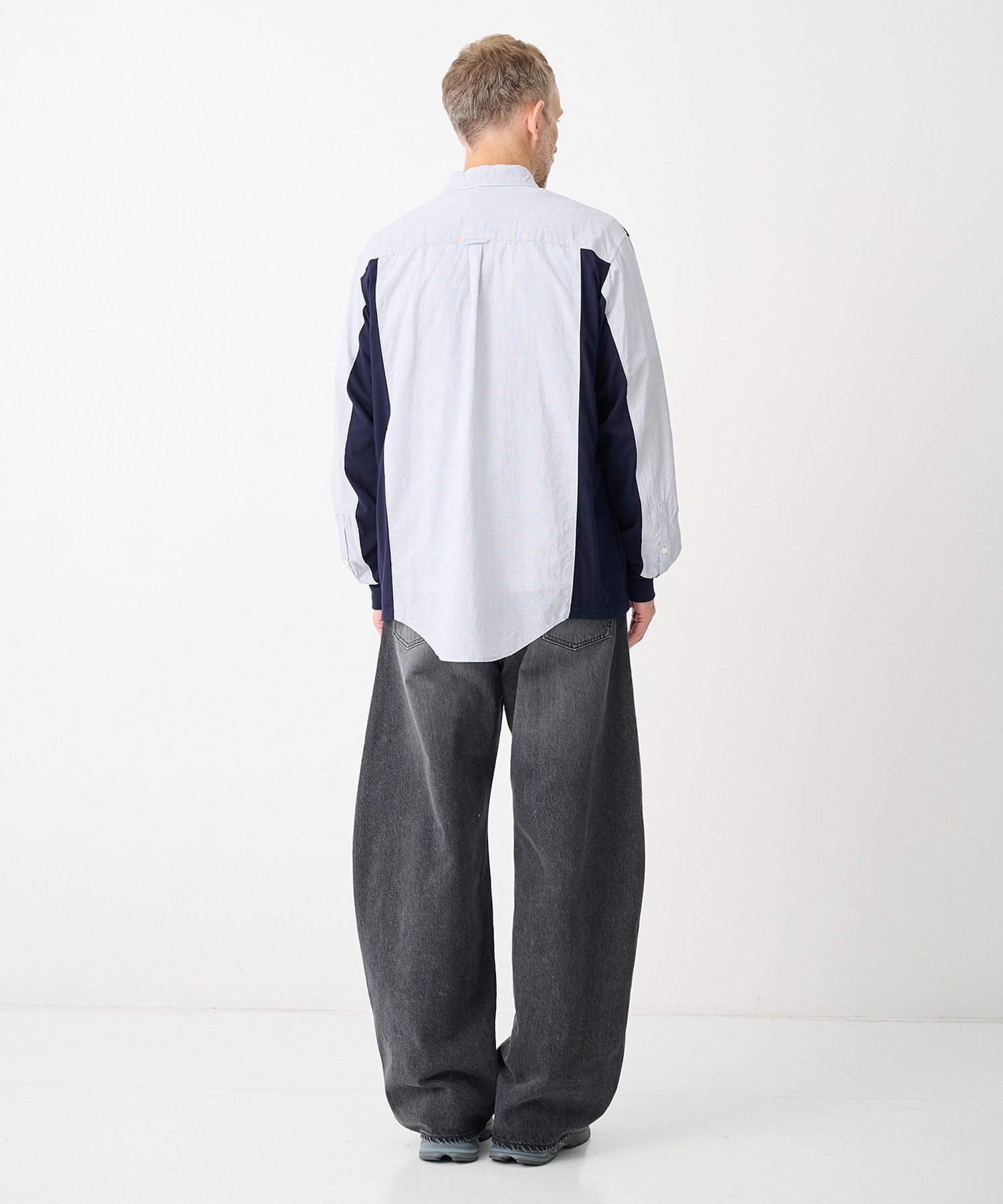 【アンダーカバー】UP1F4402 L/S Mix Shirts UNDERCOVER