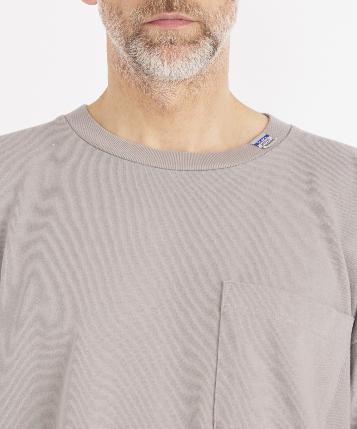 HEAVY WEIGHT JERSEY POCKET LS TEE Maison MIHARA YASUHIRO