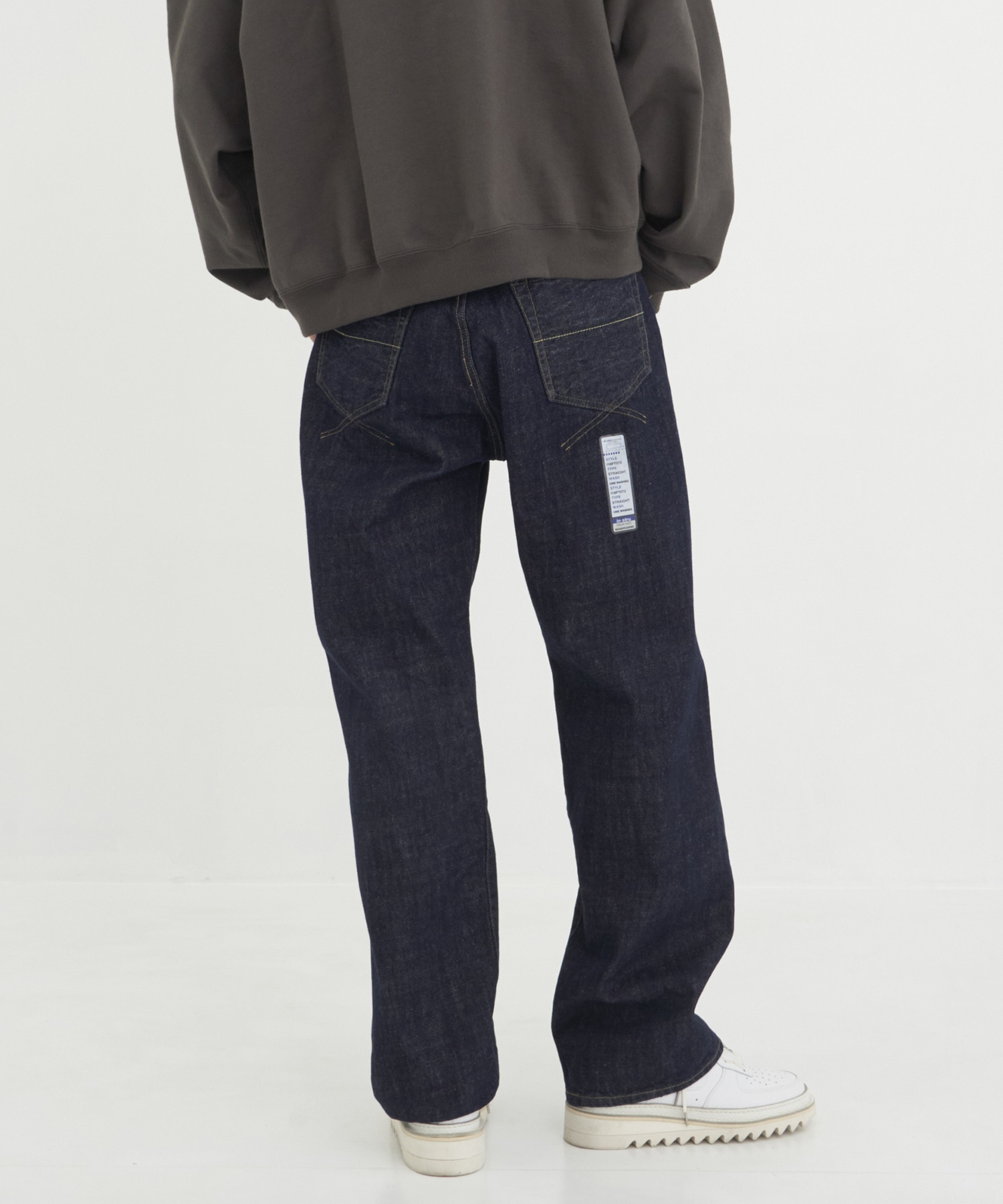 ONE WASHED SELVAGE DENIM STRAIGHT PANTS Maison MIHARA YASUHIRO