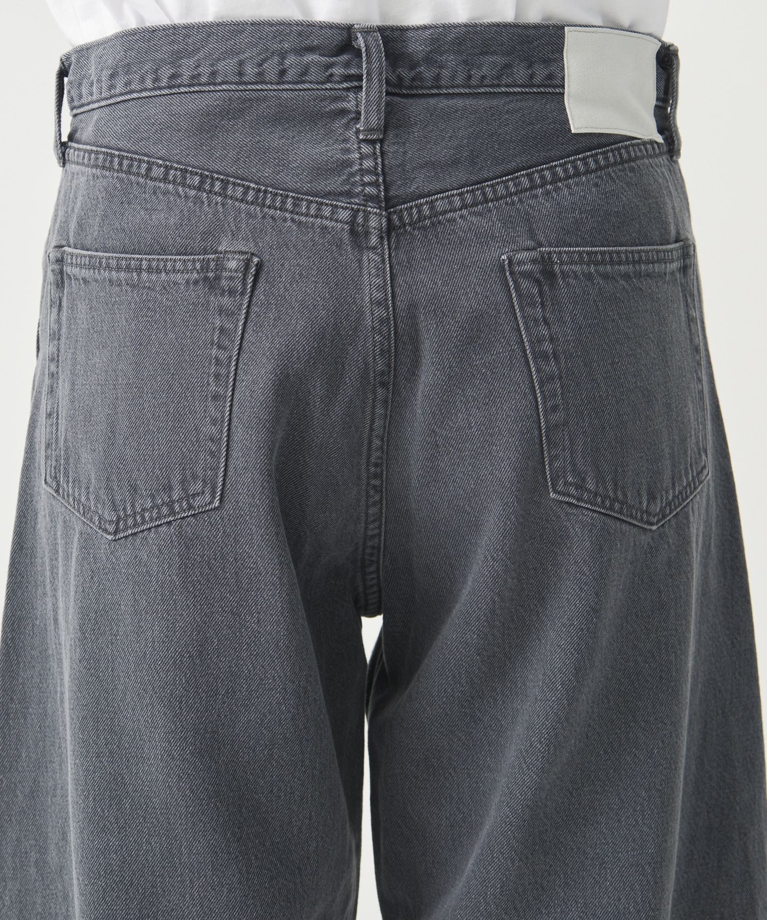 【シュタイン】DEFORMATION WIDE DENIM JEANS ssstein